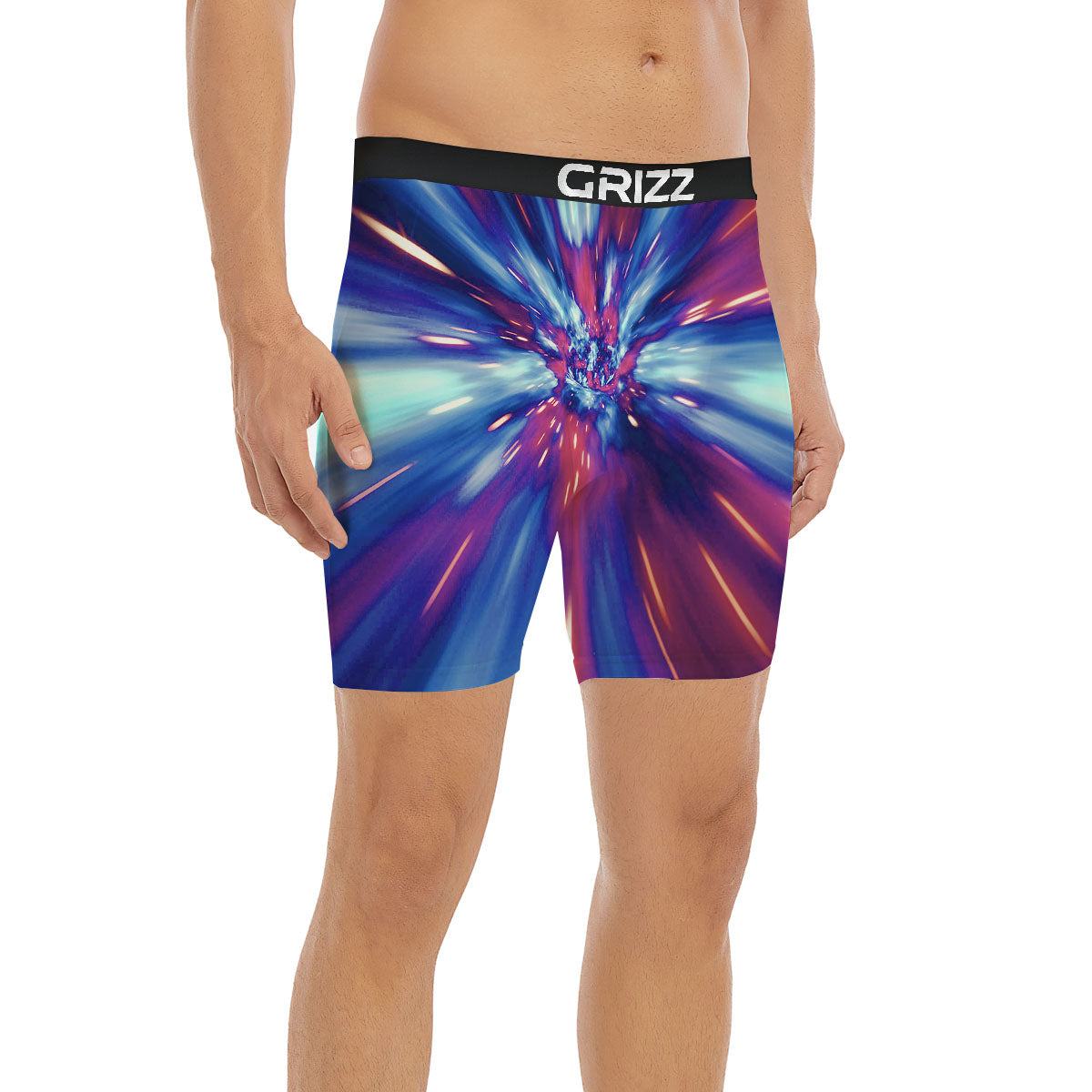 Lightspeed Galaxy Print Boxer Briefs-grizzshop