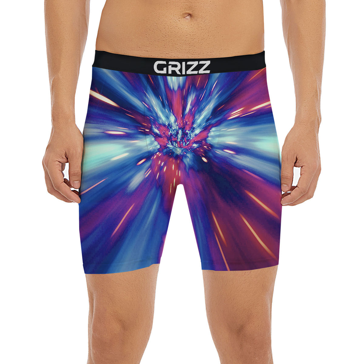 Lightspeed Galaxy Print Boxer Briefs-grizzshop