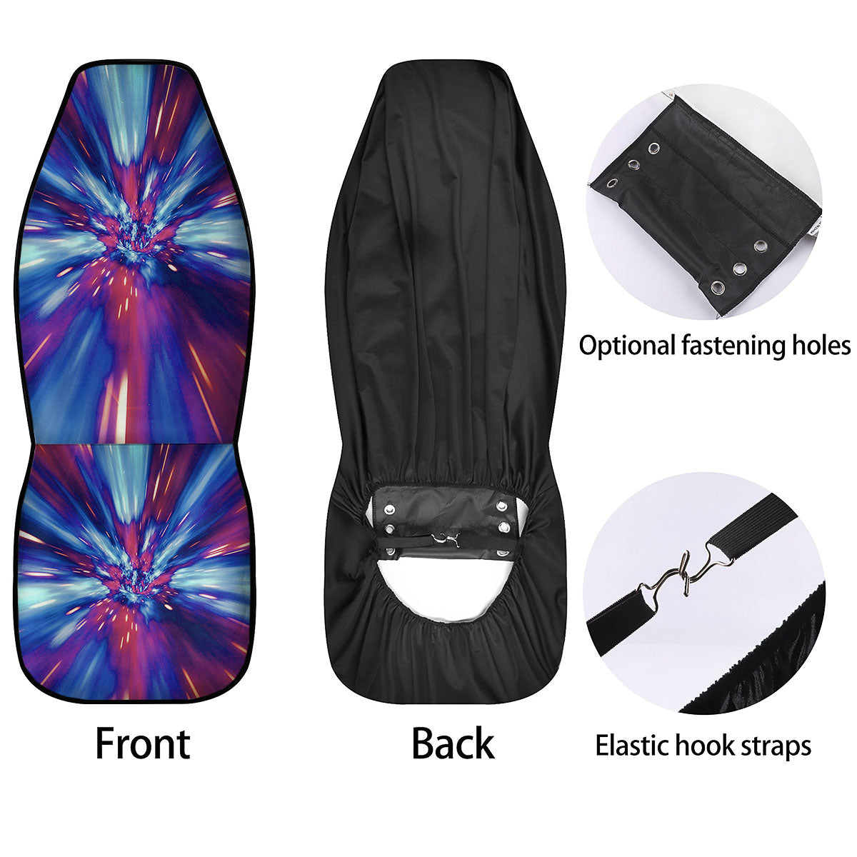 Lightspeed Galaxy Print Car Seat Covers-grizzshop