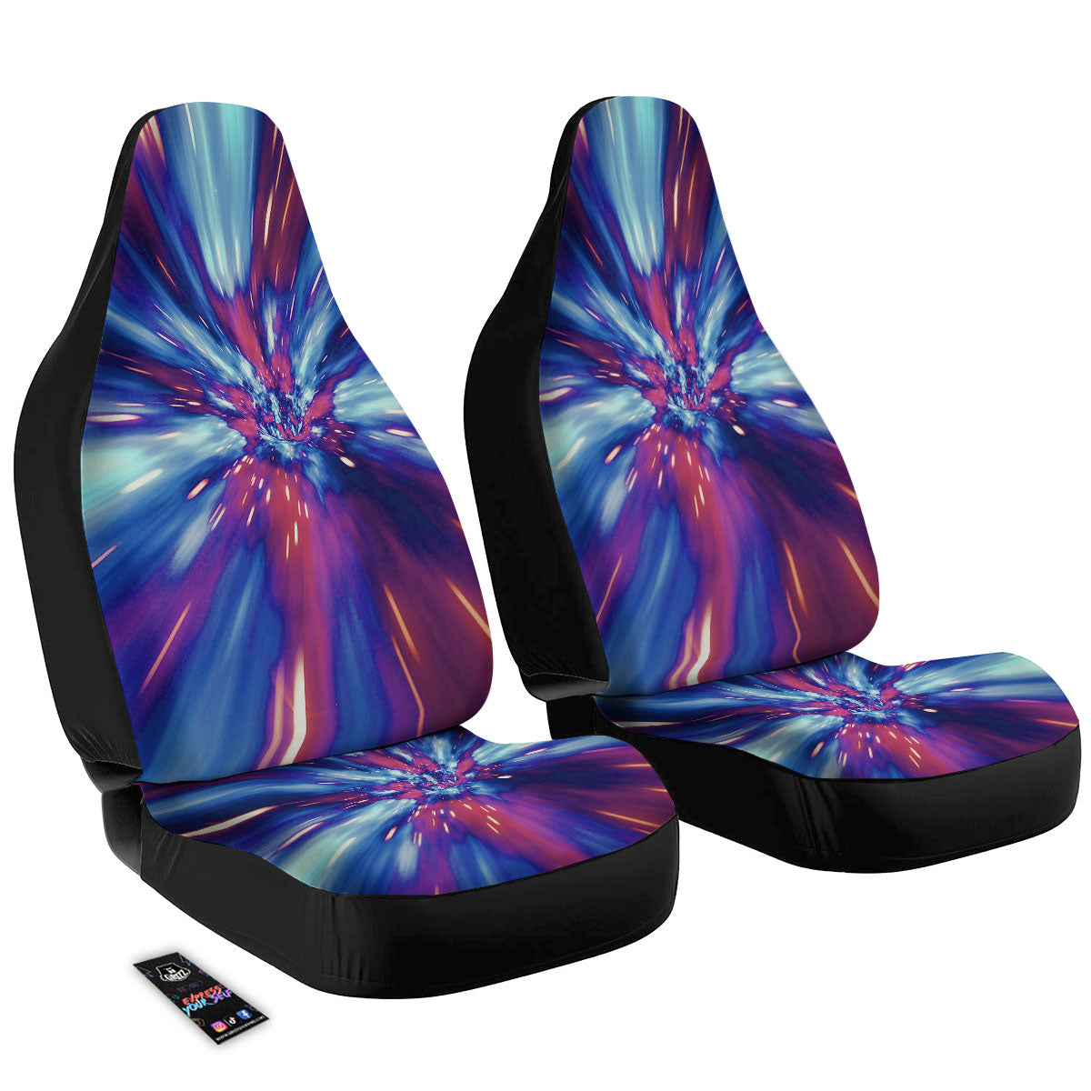 Lightspeed Galaxy Print Car Seat Covers-grizzshop