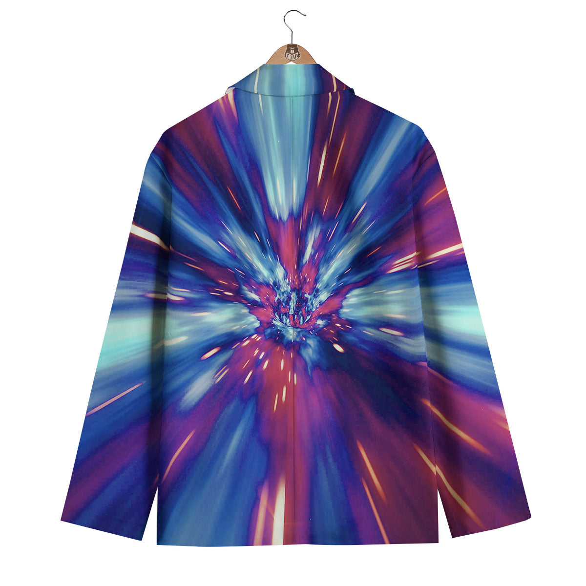 Lightspeed Galaxy Print Men's Blazer-grizzshop