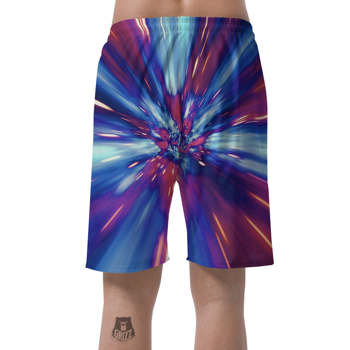 Lightspeed Galaxy Print Men's Shorts-grizzshop