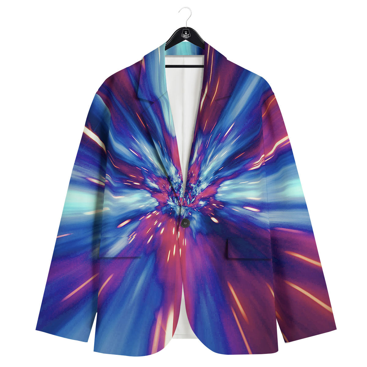 Lightspeed Galaxy Print Men's Sport Coat-grizzshop
