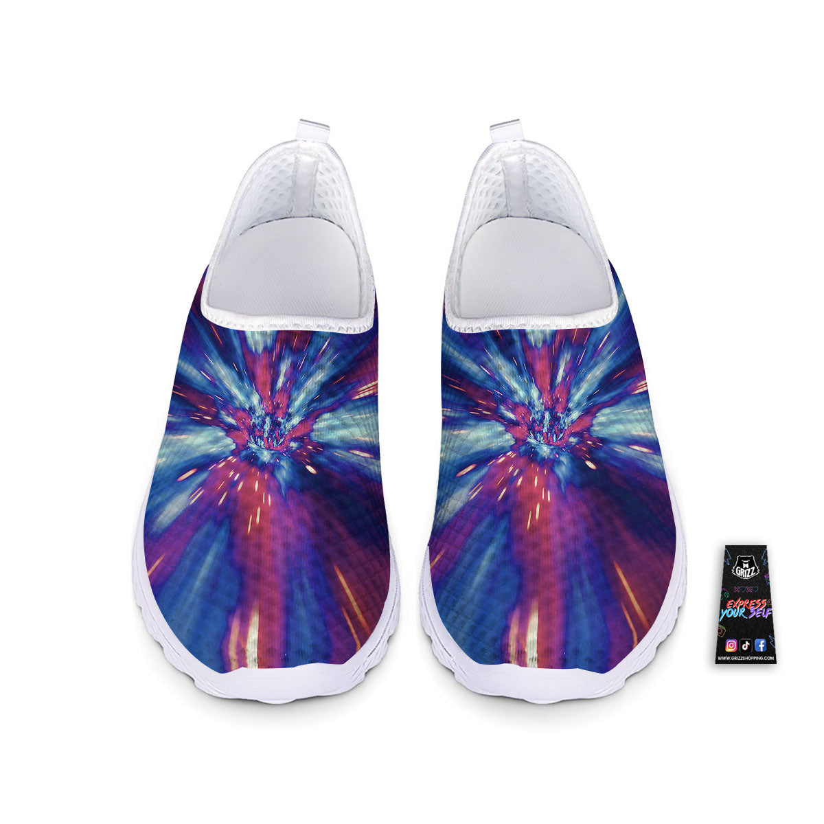 Lightspeed Galaxy Print Nurse Shoes-grizzshop