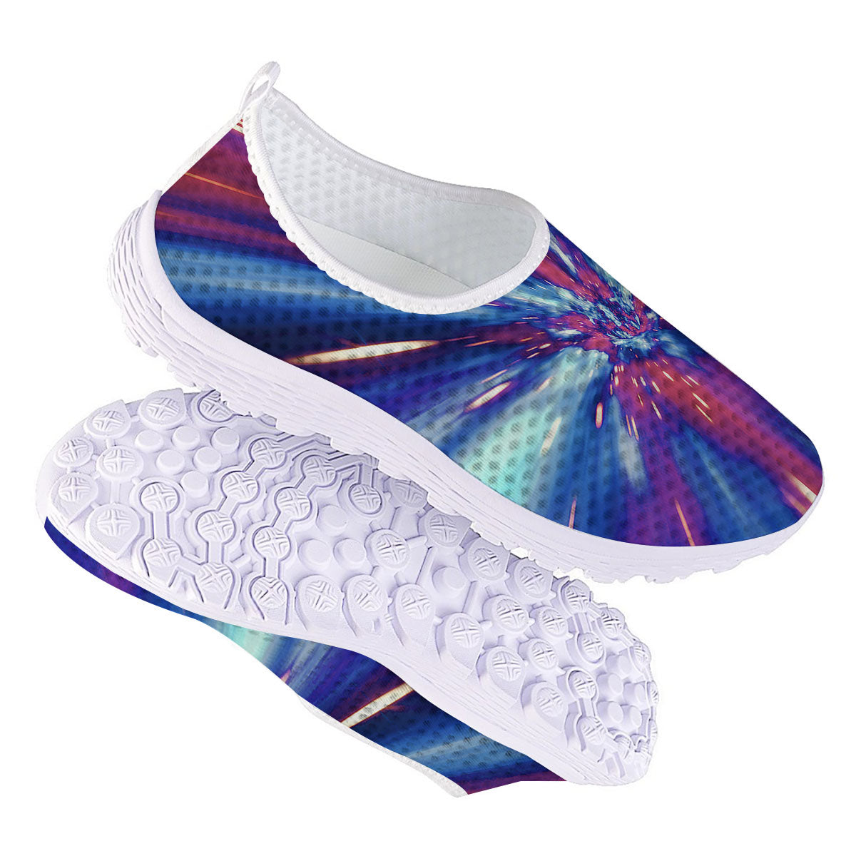 Lightspeed Galaxy Print Nurse Shoes-grizzshop