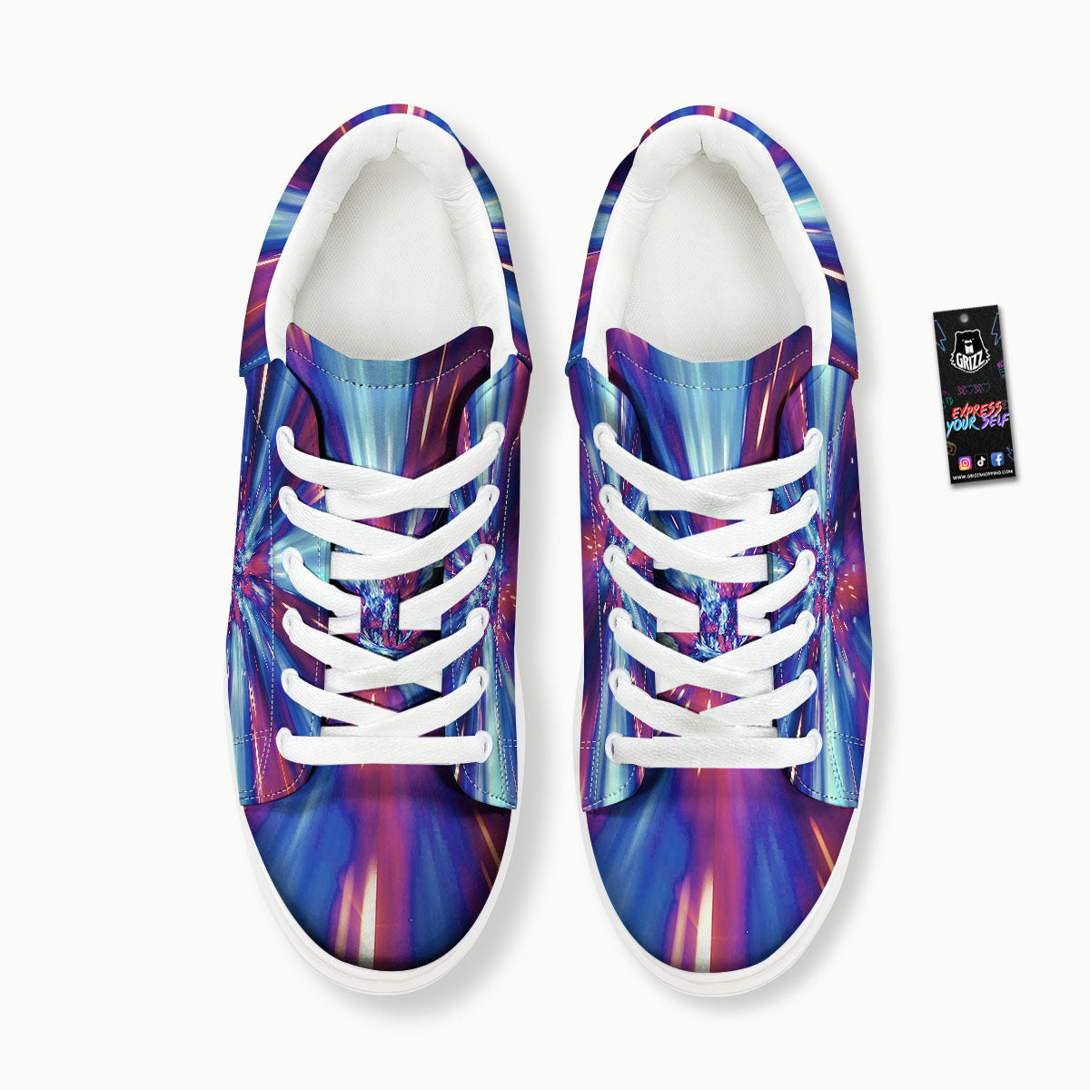 Lightspeed Galaxy Print Platform Shoes-grizzshop