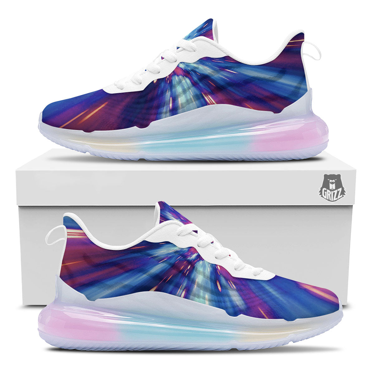 Lightspeed Galaxy Print Running Sneakers-grizzshop