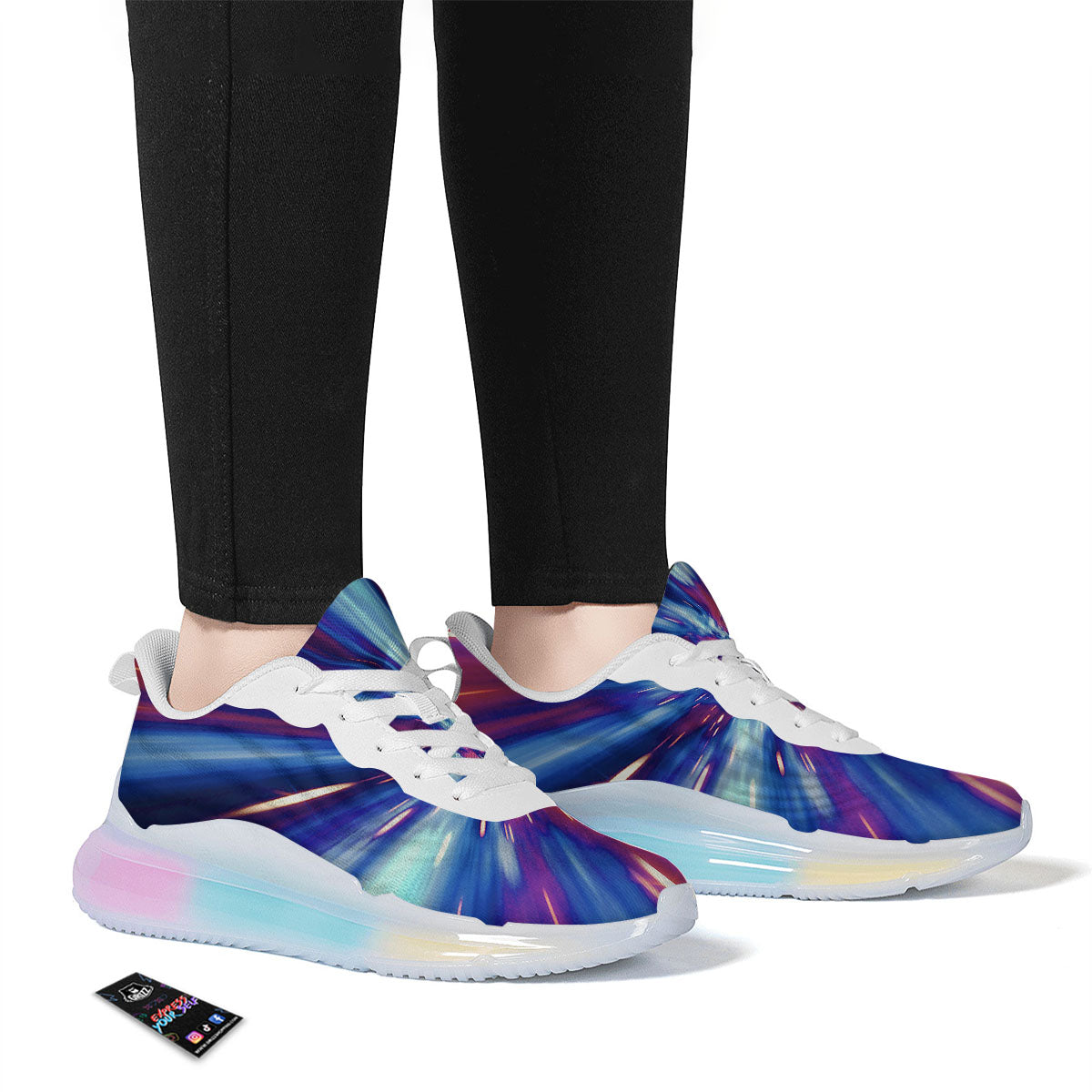 Lightspeed Galaxy Print Running Sneakers-grizzshop