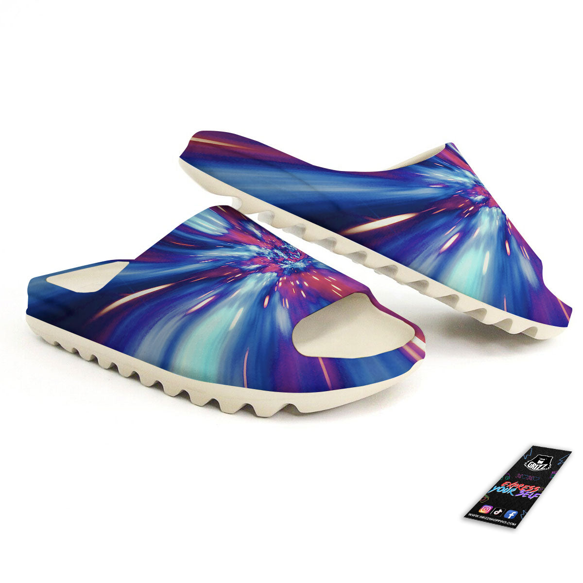 Lightspeed Galaxy Print Sandals-grizzshop