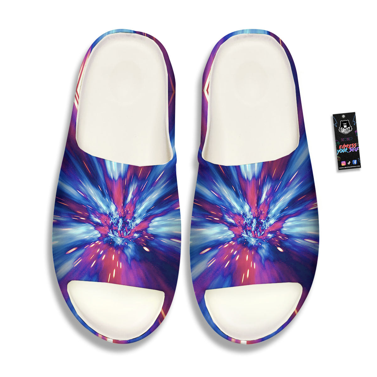 Lightspeed Galaxy Print Sandals-grizzshop