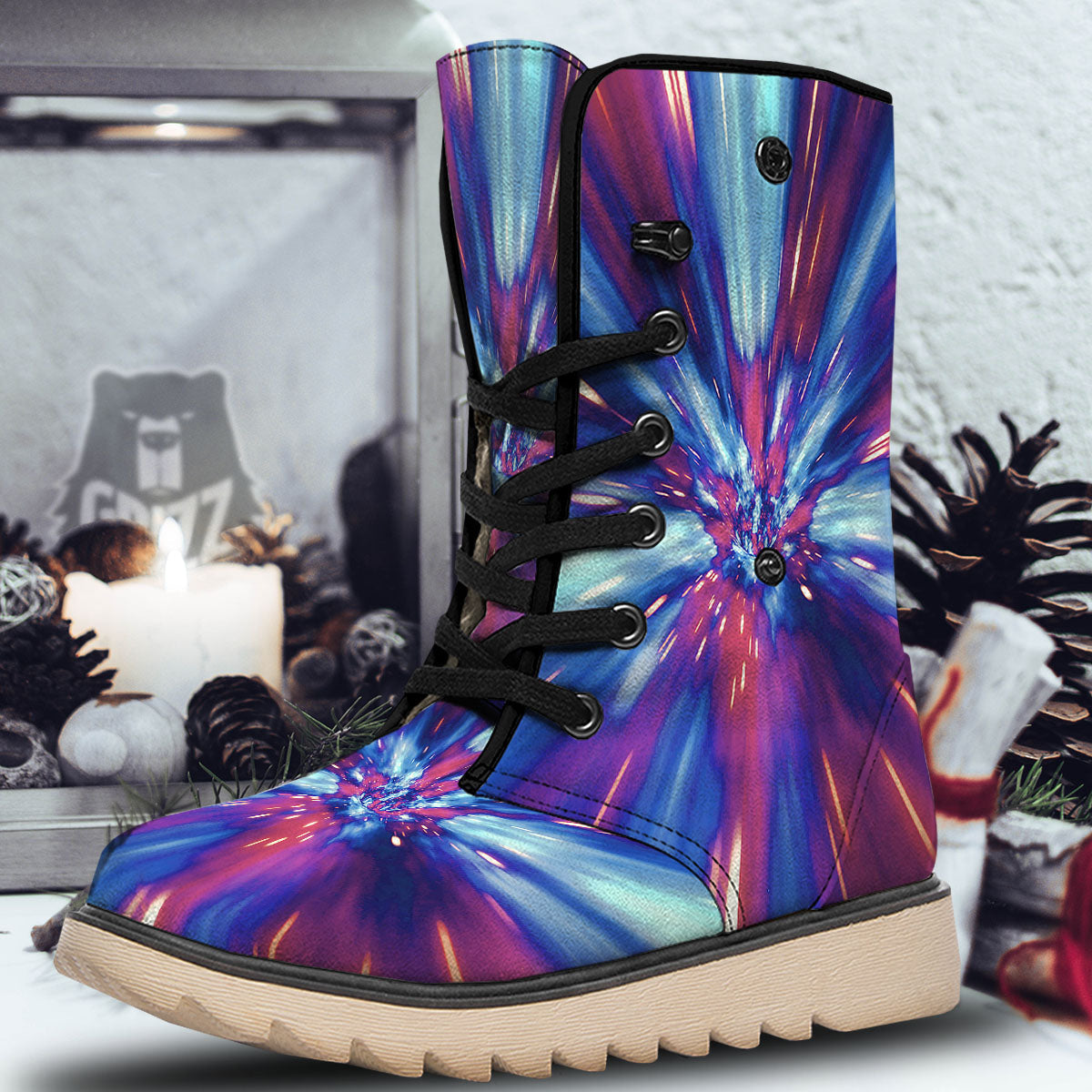 Lightspeed Galaxy Print Snow Boots-grizzshop