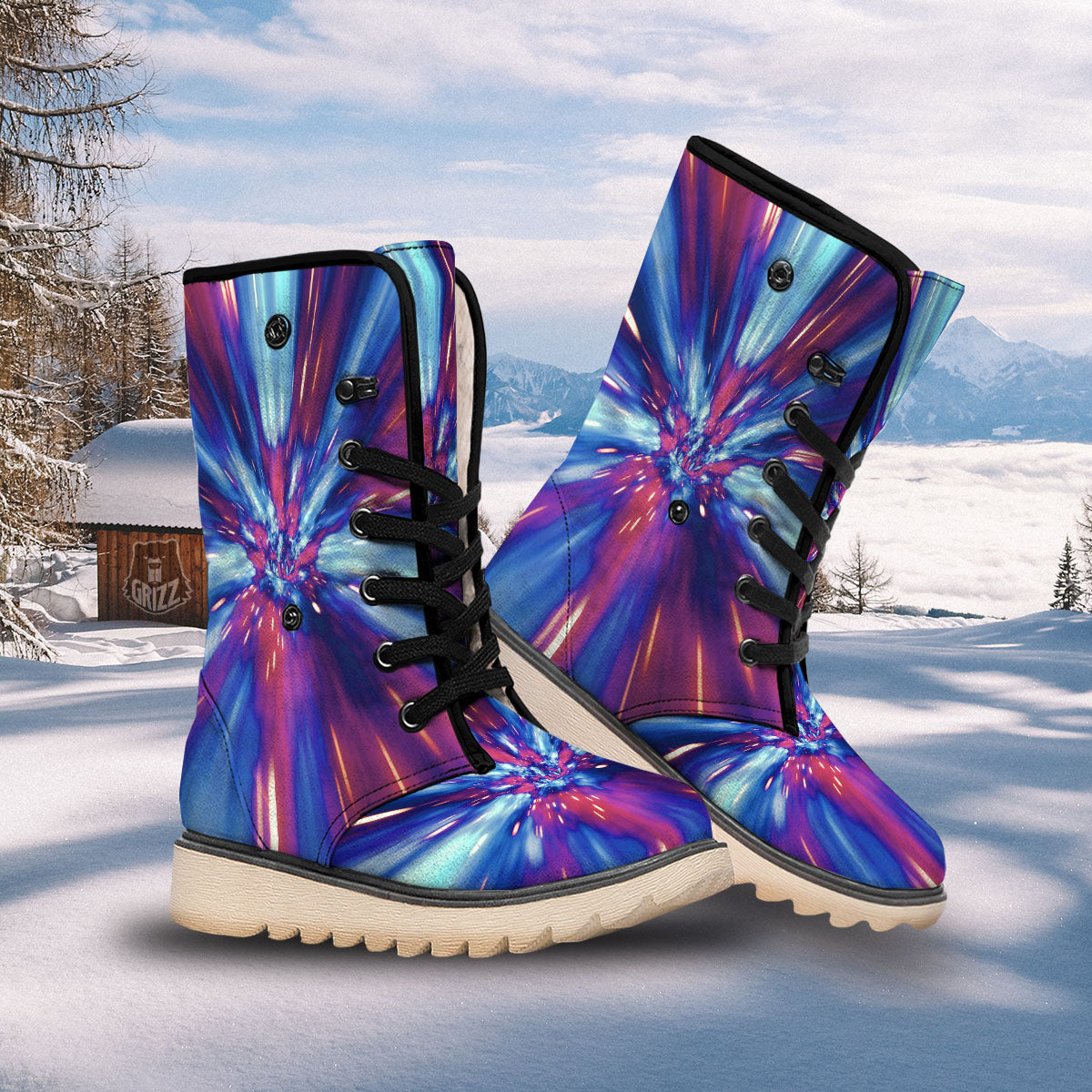 Lightspeed Galaxy Print Snow Boots-grizzshop