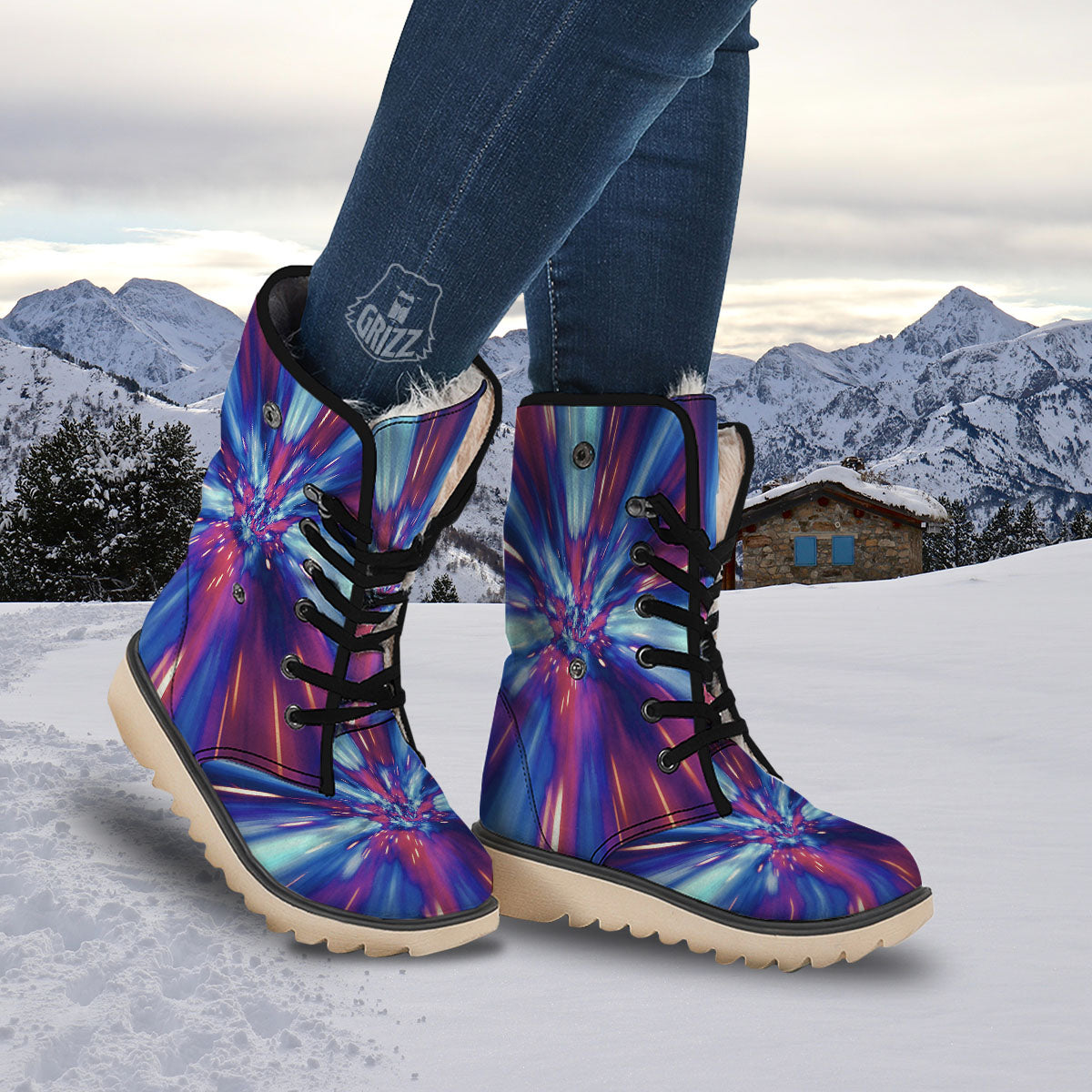 Lightspeed Galaxy Print Snow Boots-grizzshop