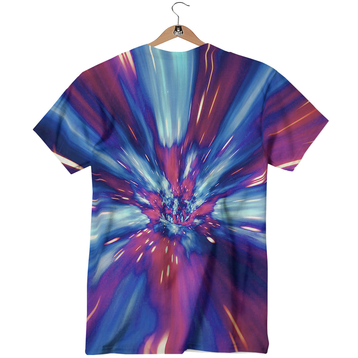 Lightspeed Galaxy Print T-Shirt-grizzshop