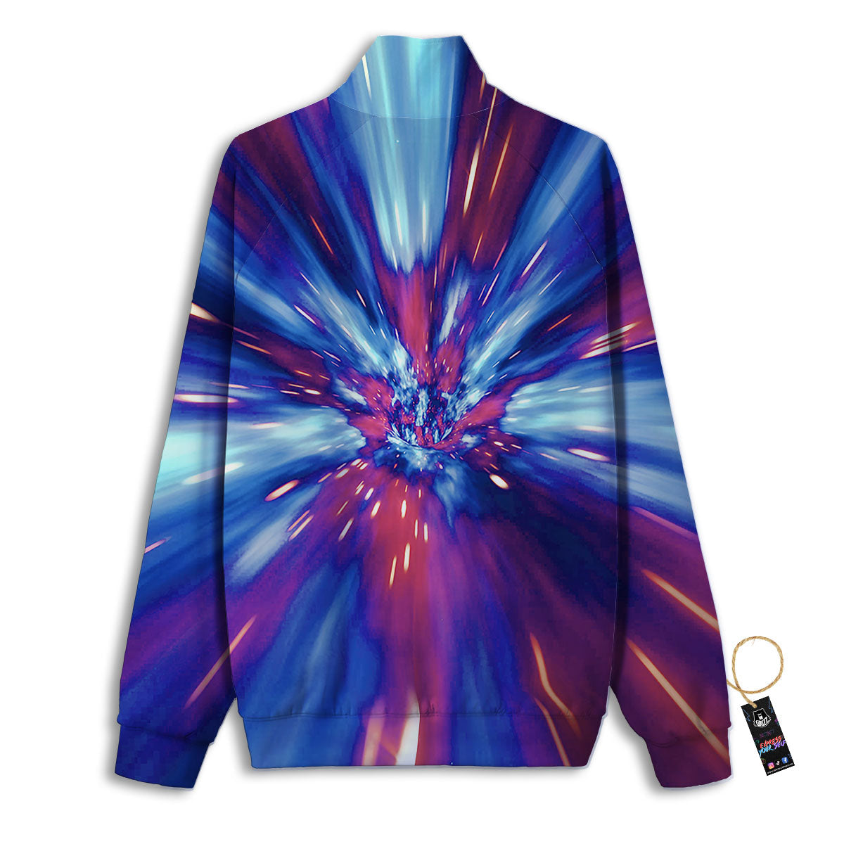 Lightspeed Galaxy Print Track Jacket-grizzshop