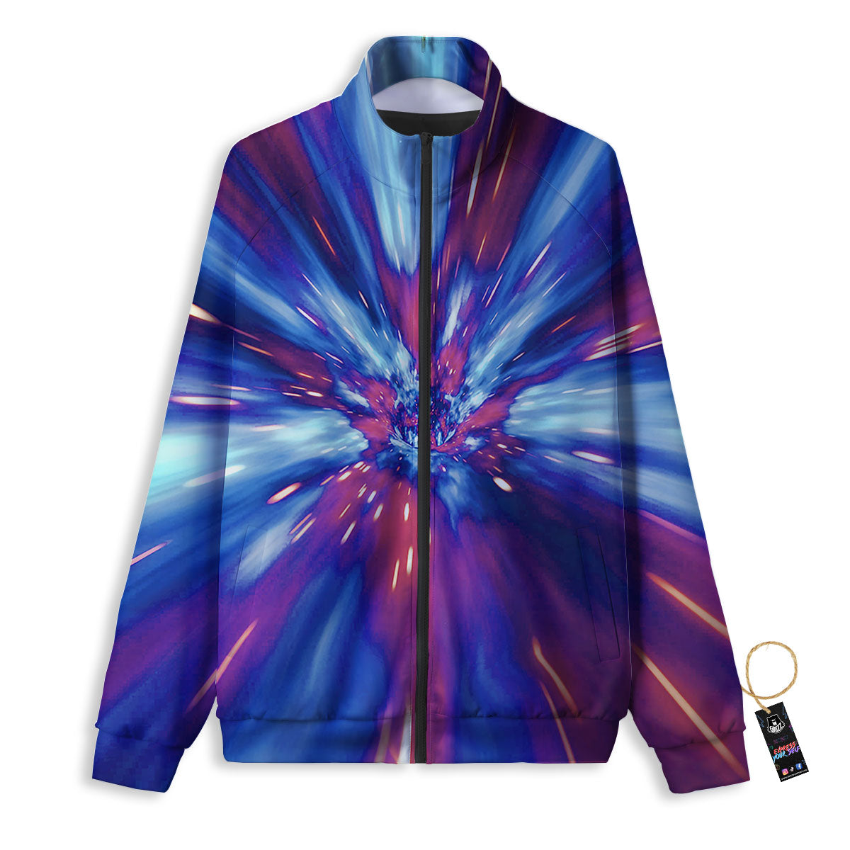 Lightspeed Galaxy Print Track Jacket-grizzshop