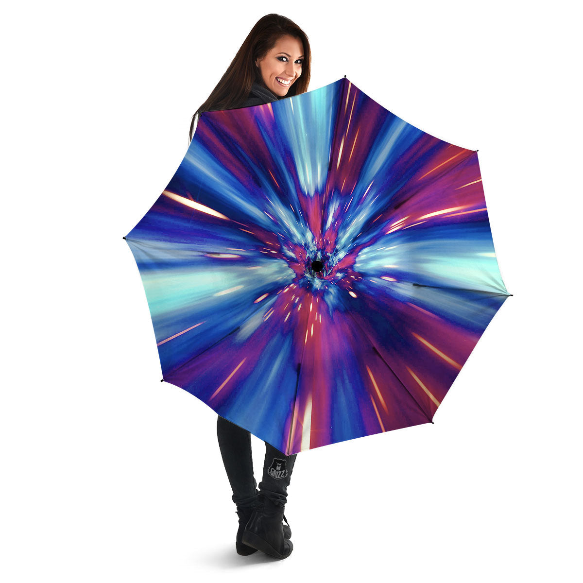 Lightspeed Galaxy Print Umbrella-grizzshop