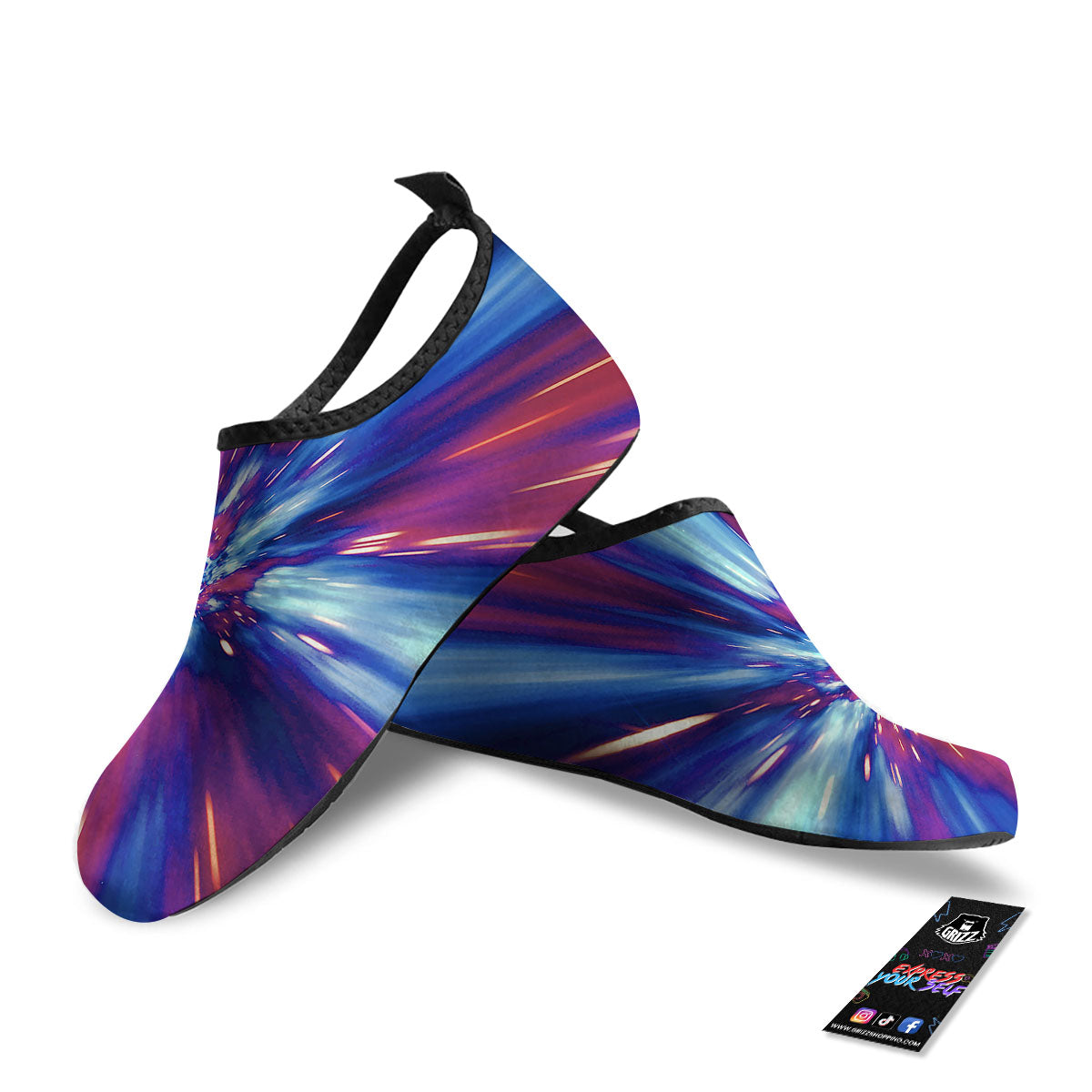 Lightspeed Galaxy Print Water Shoes-grizzshop
