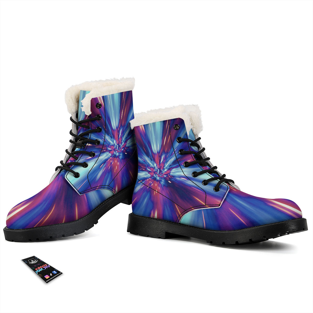 Lightspeed Galaxy Print Winter Boots-grizzshop