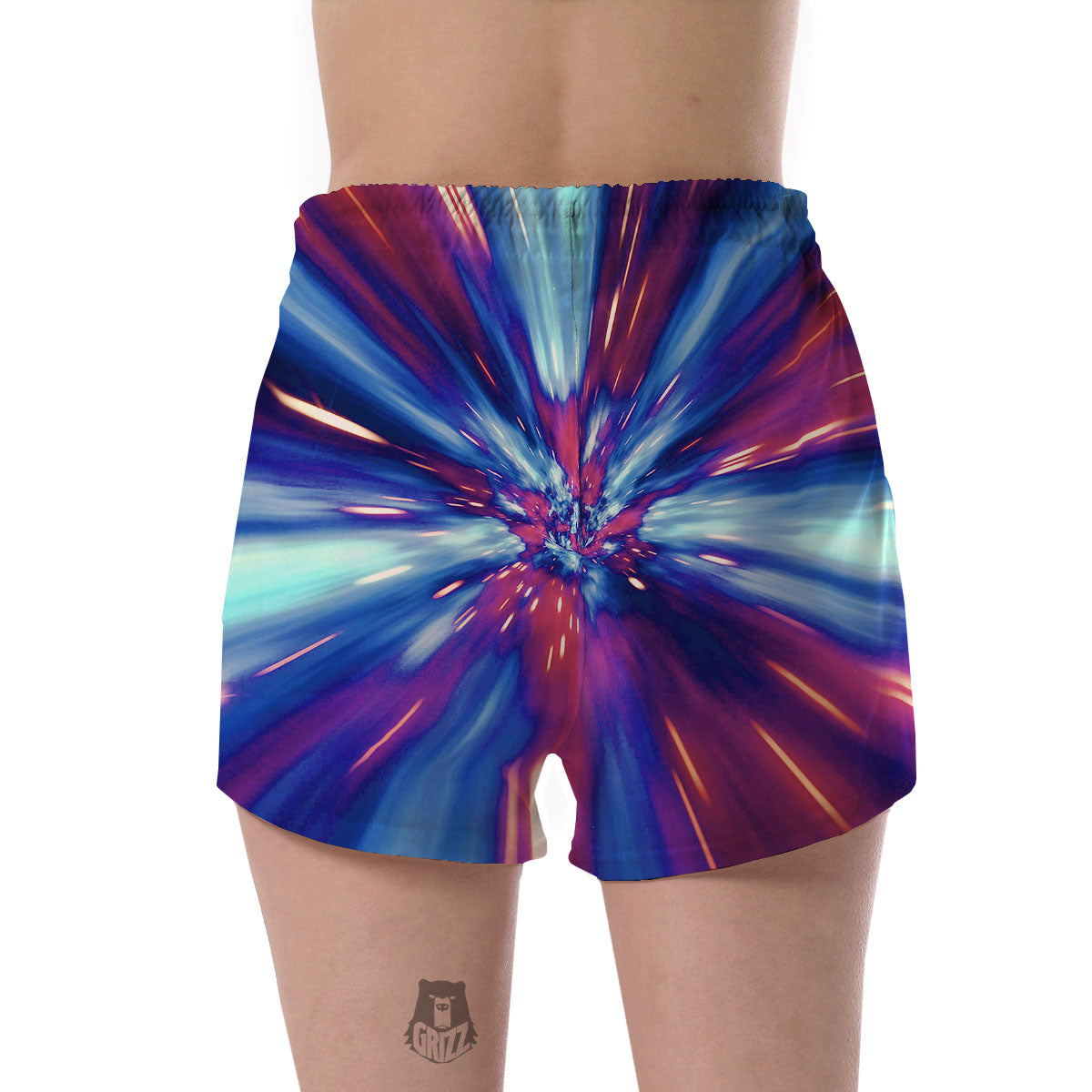 Lightspeed Galaxy Print Women's Shorts-grizzshop