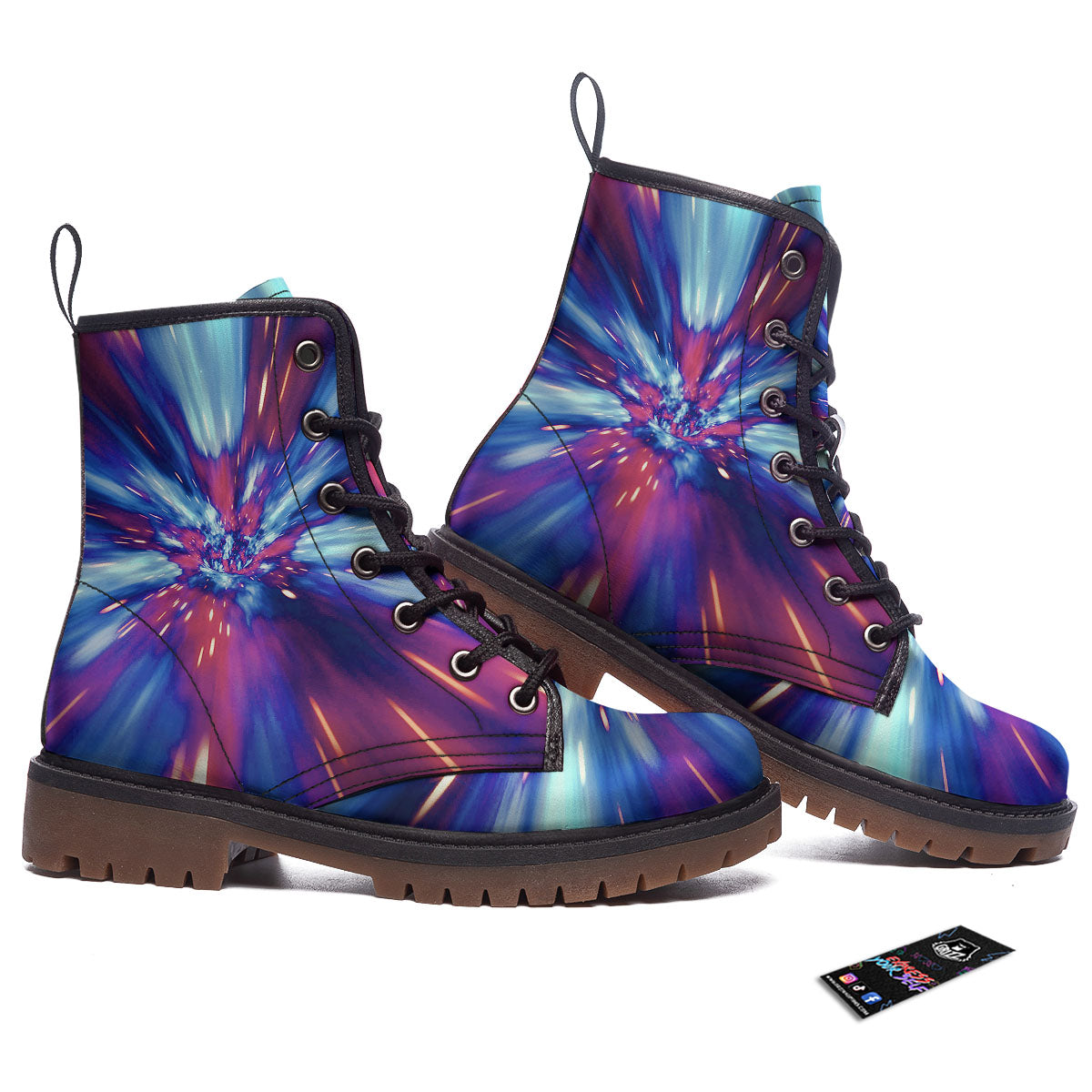 Lightspeed Galaxy Print Work Boots-grizzshop