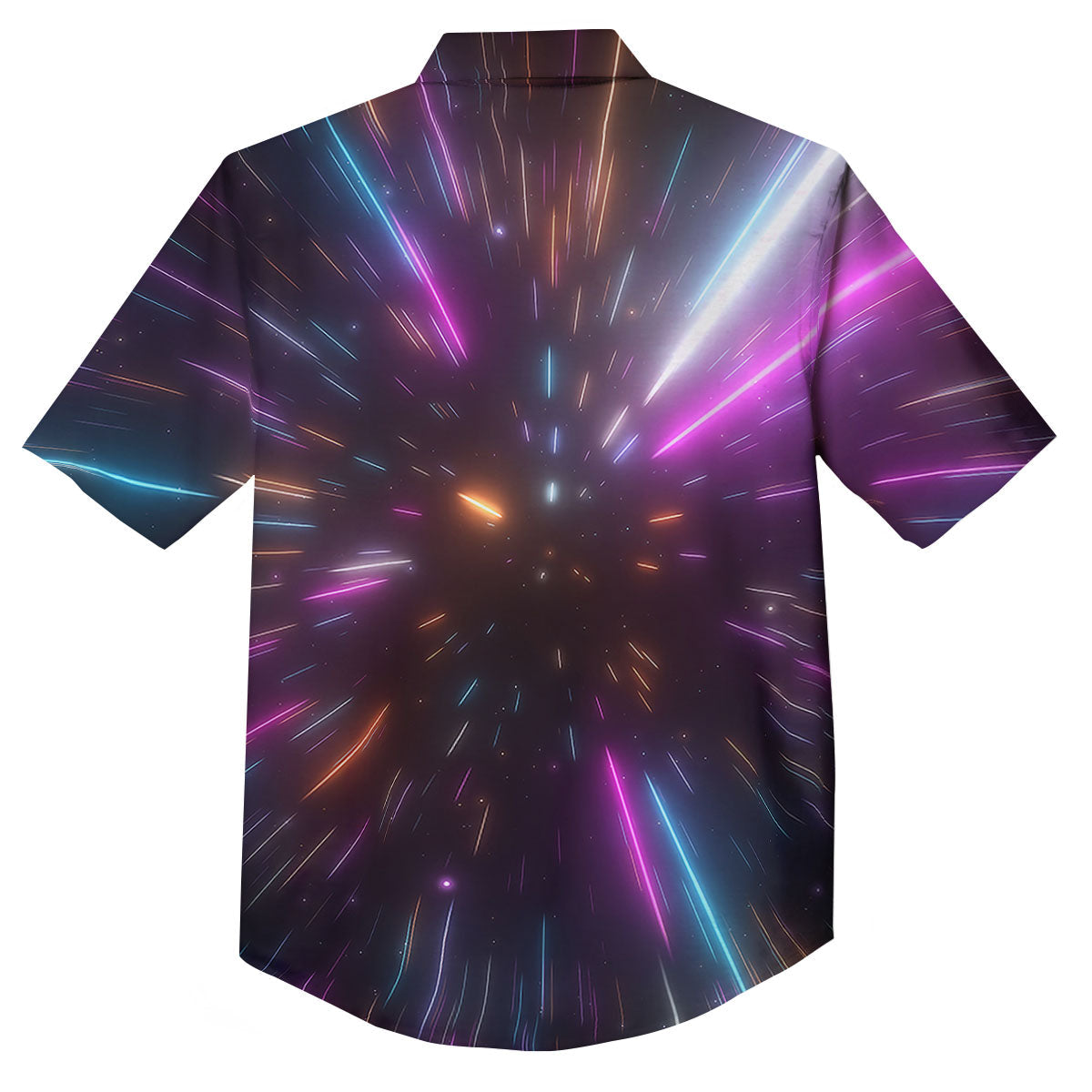 Lightspeed Hyperspace Print Button Up Shirt-grizzshop