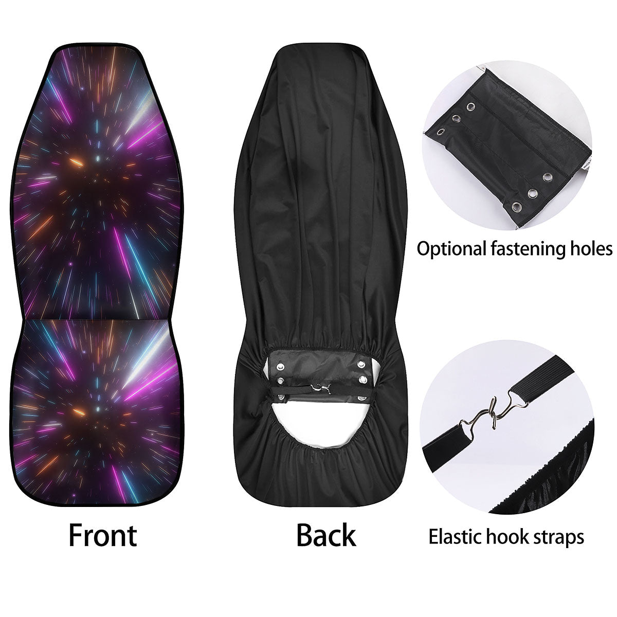 Lightspeed Hyperspace Print Car Seat Covers-grizzshop