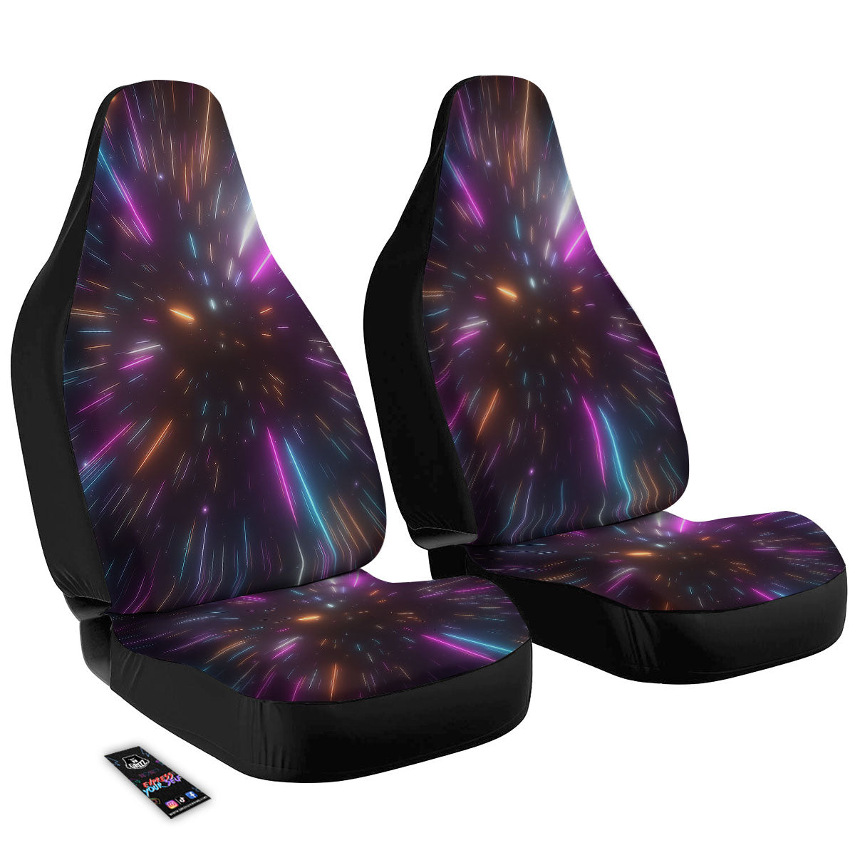 Lightspeed Hyperspace Print Car Seat Covers-grizzshop