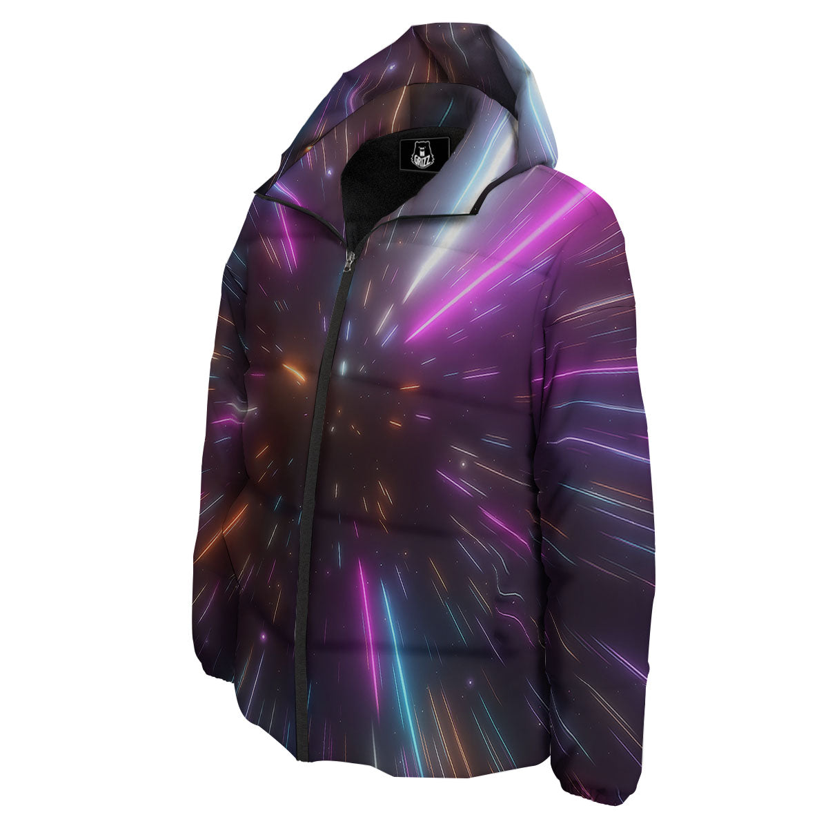 Lightspeed Hyperspace Print Down Jacket-grizzshop