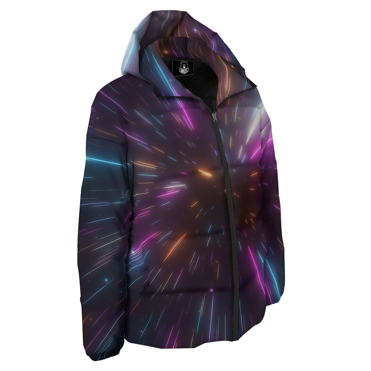 Lightspeed Hyperspace Print Down Jacket-grizzshop
