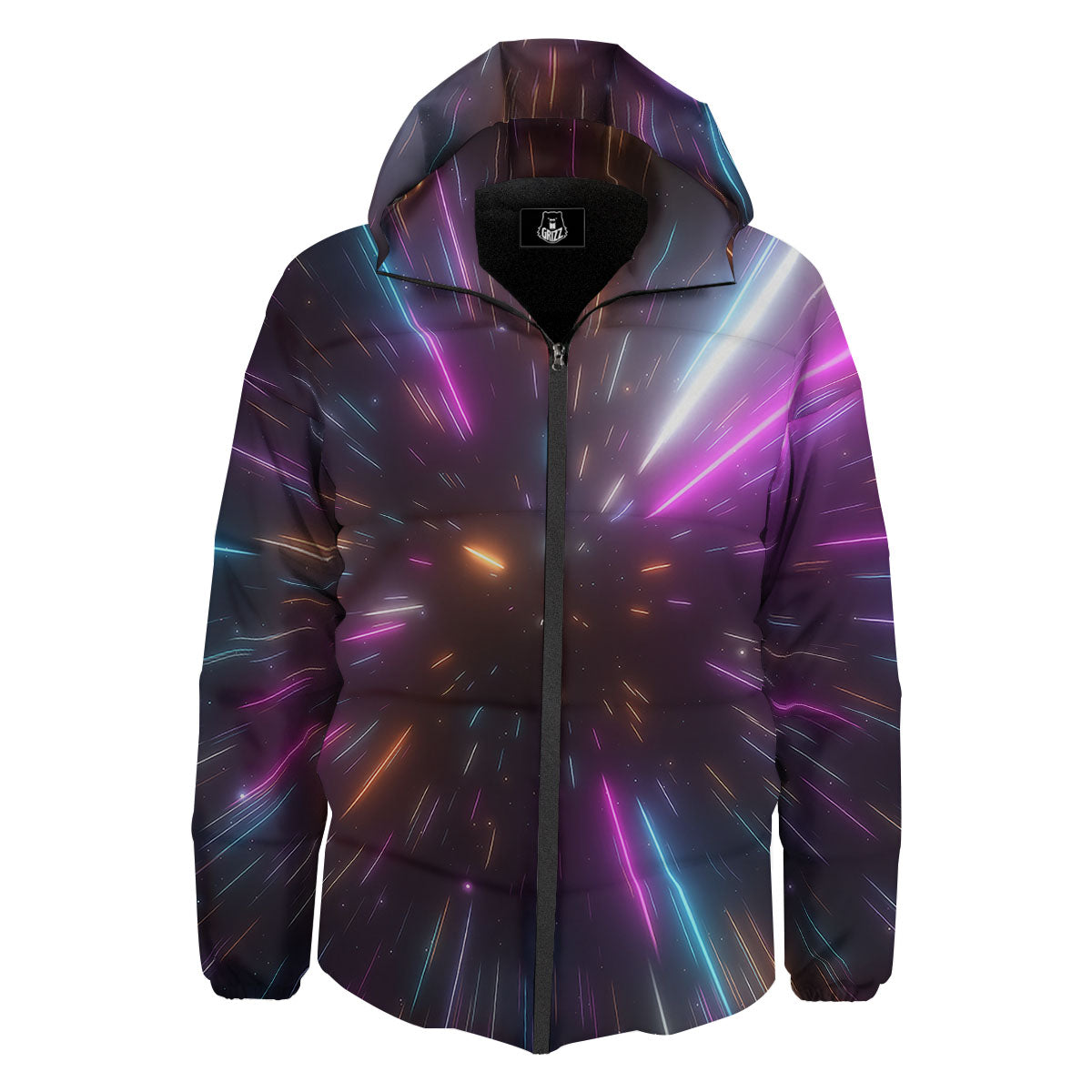 Lightspeed Hyperspace Print Down Jacket-grizzshop