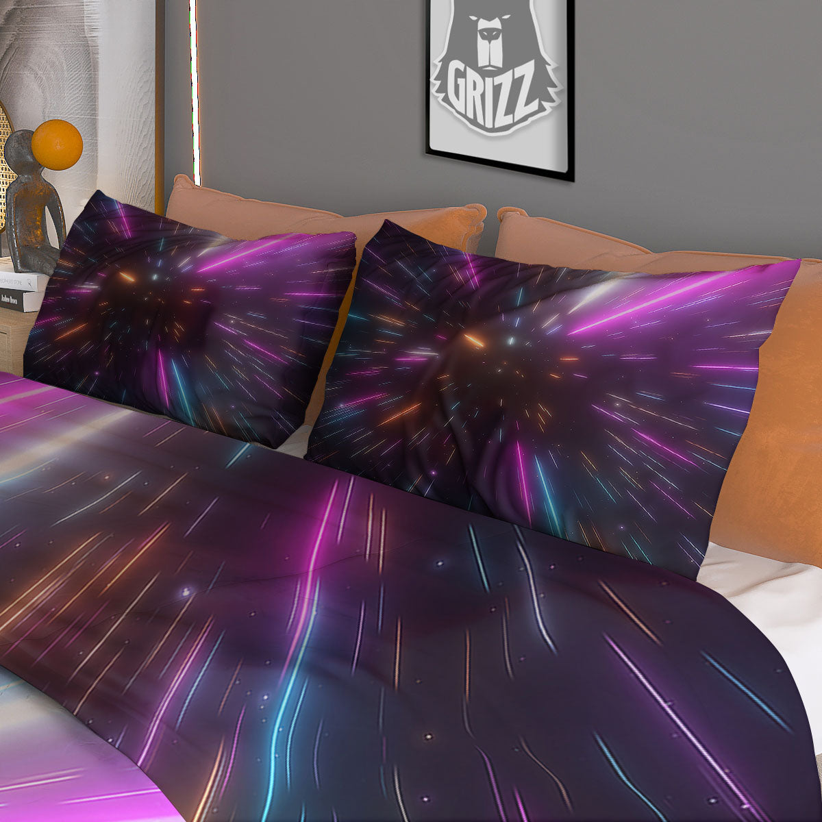 Lightspeed Hyperspace Print Duvet Cover Bedding Set
