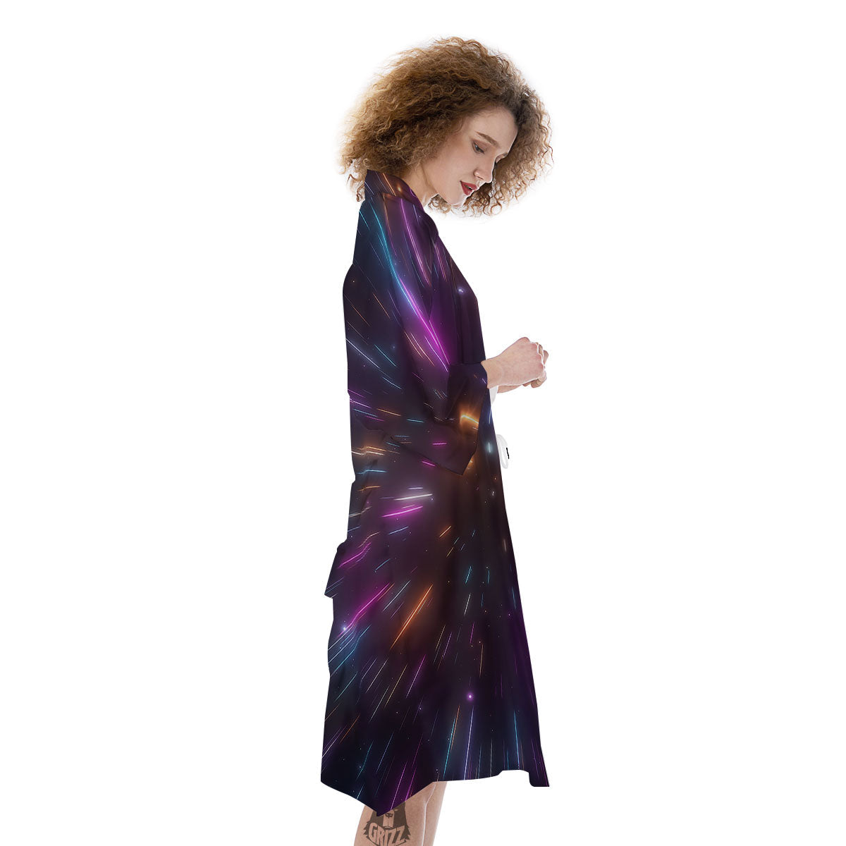 Lightspeed Hyperspace Print Kimono-grizzshop