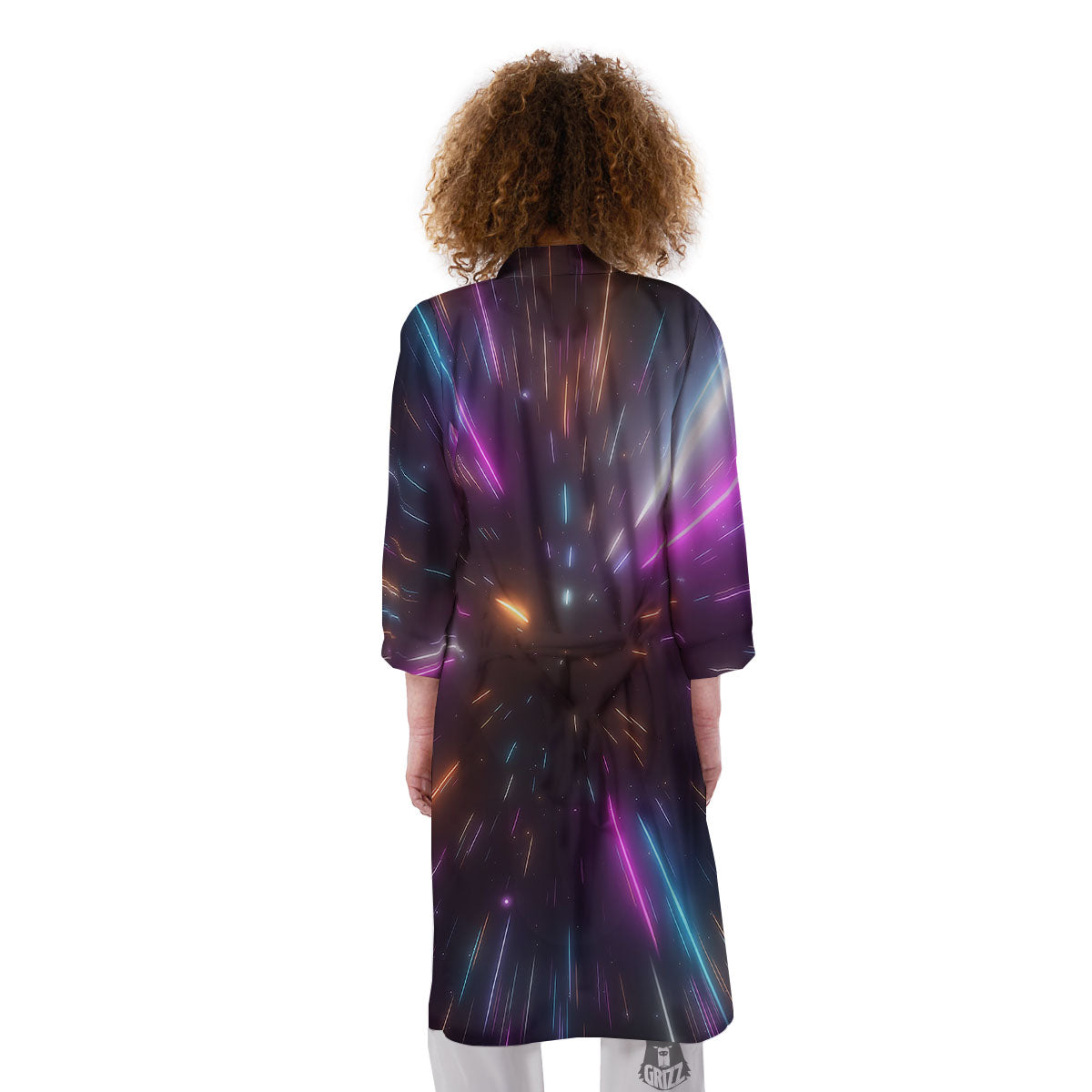 Lightspeed Hyperspace Print Kimono-grizzshop