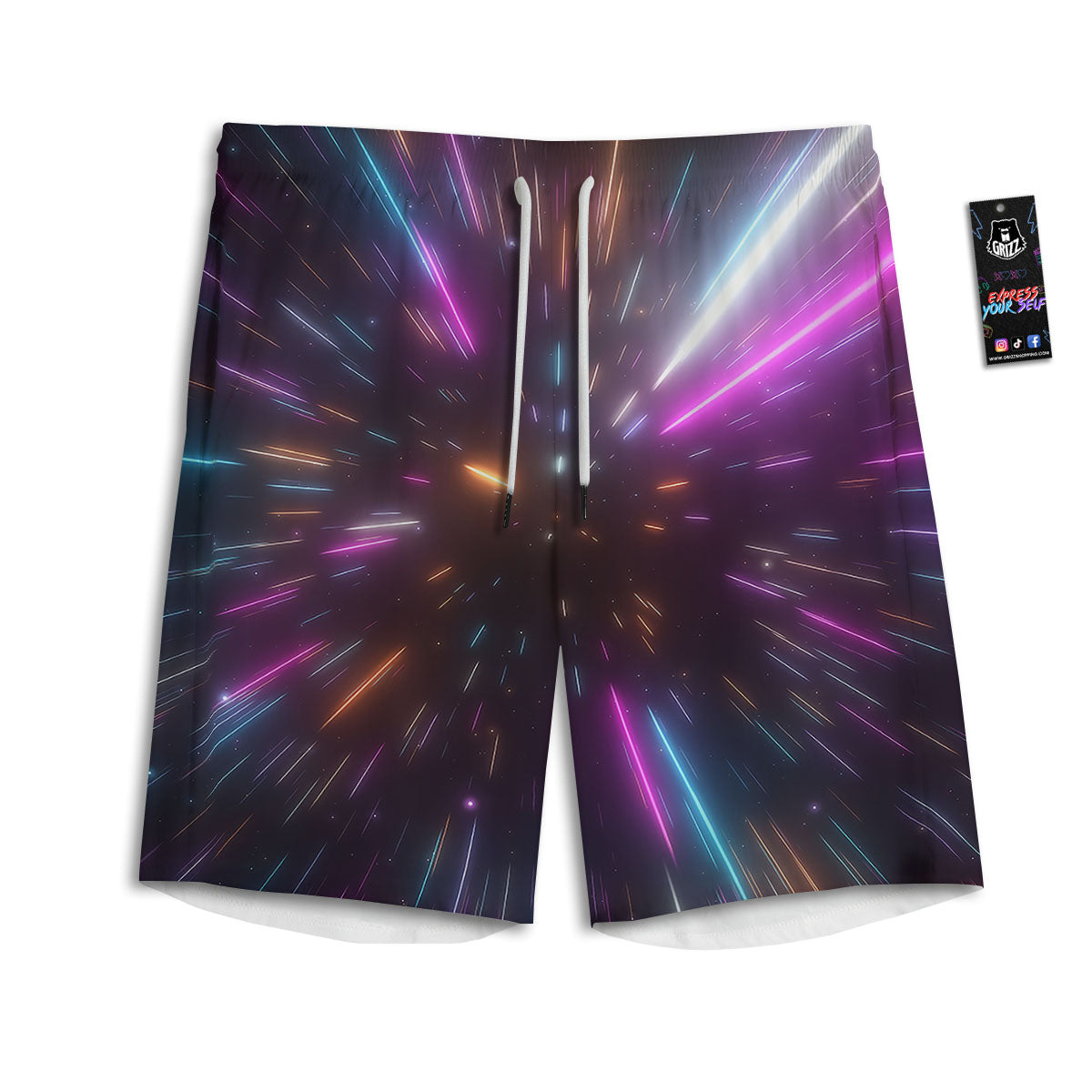 Lightspeed Hyperspace Print Men's Athletic Shorts