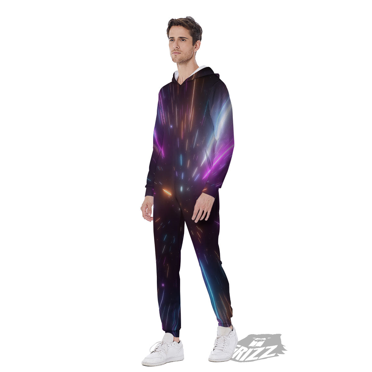 Lightspeed Hyperspace Print Men's Jumpsuit-grizzshop