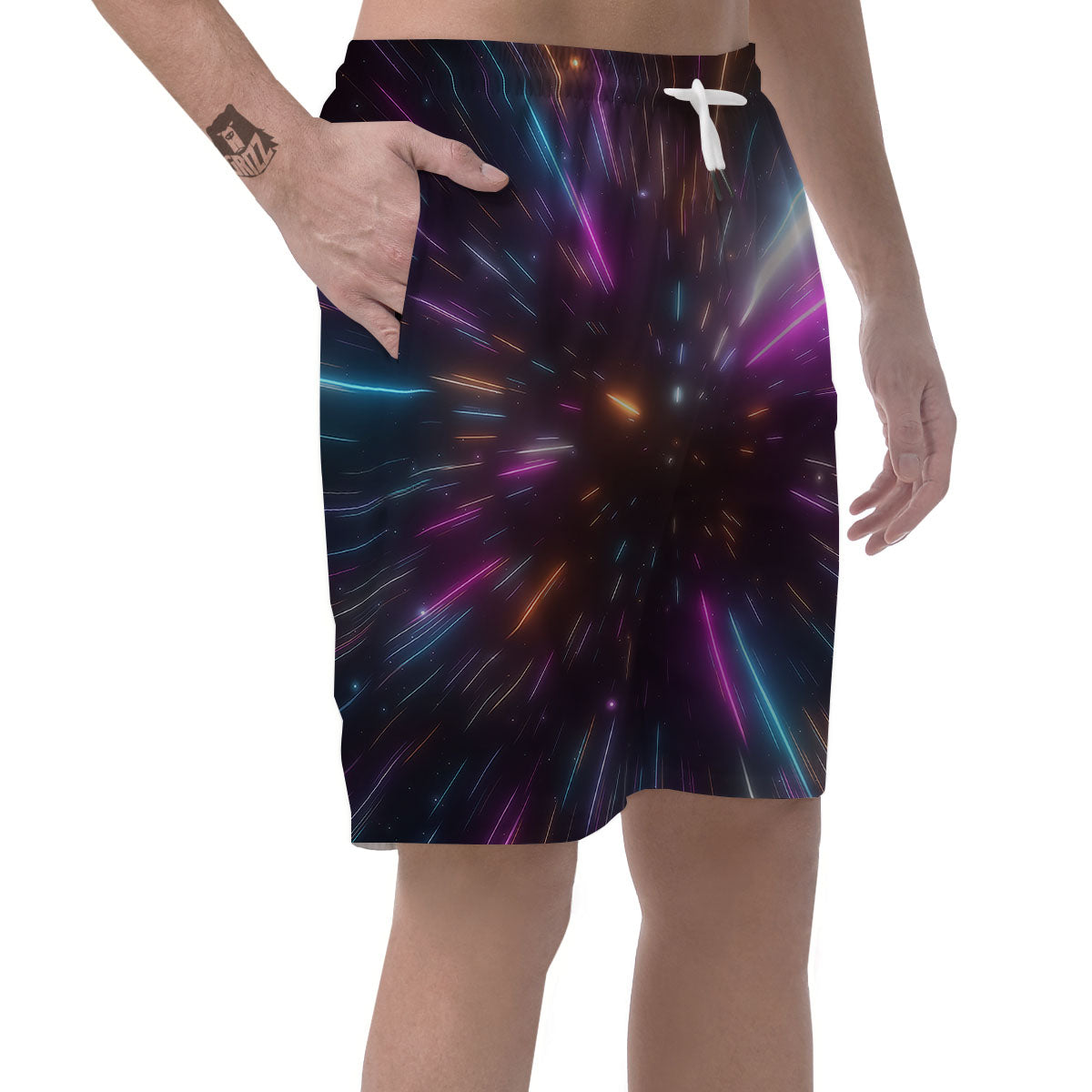 Lightspeed Hyperspace Print Men's Shorts-grizzshop