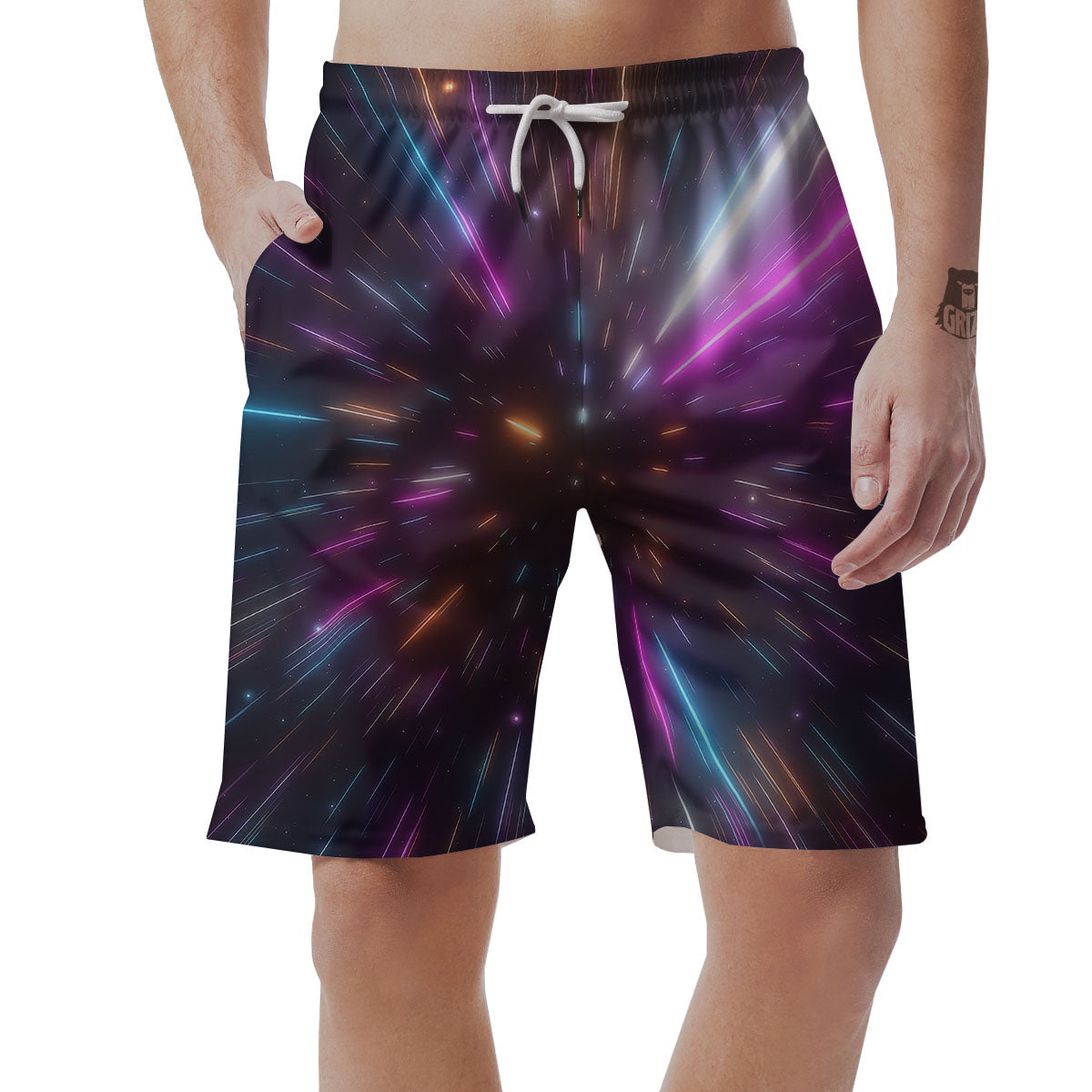 Lightspeed Hyperspace Print Men's Shorts-grizzshop