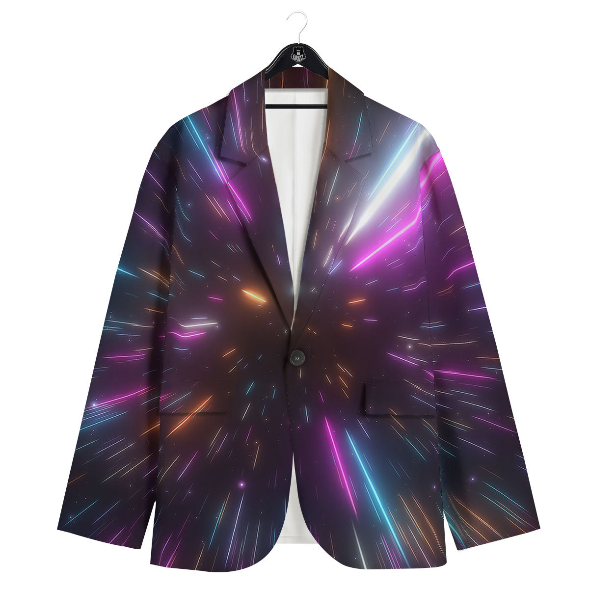 Lightspeed Hyperspace Print Men's Sport Coat-grizzshop