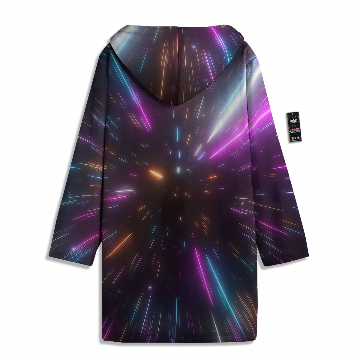 Lightspeed Hyperspace Print Men's Windbreaker Jacket-grizzshop