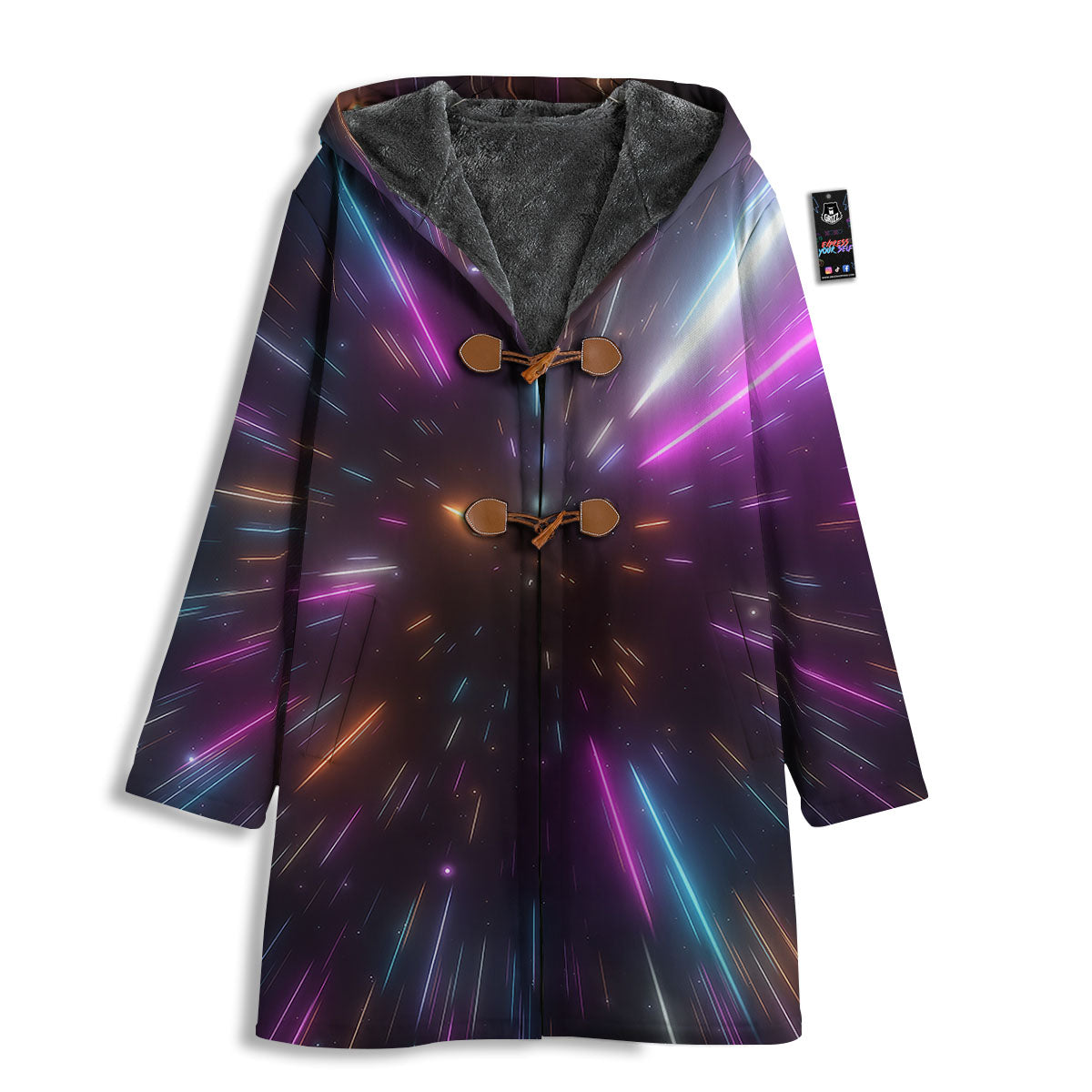 Lightspeed Hyperspace Print Men's Windbreaker Jacket-grizzshop