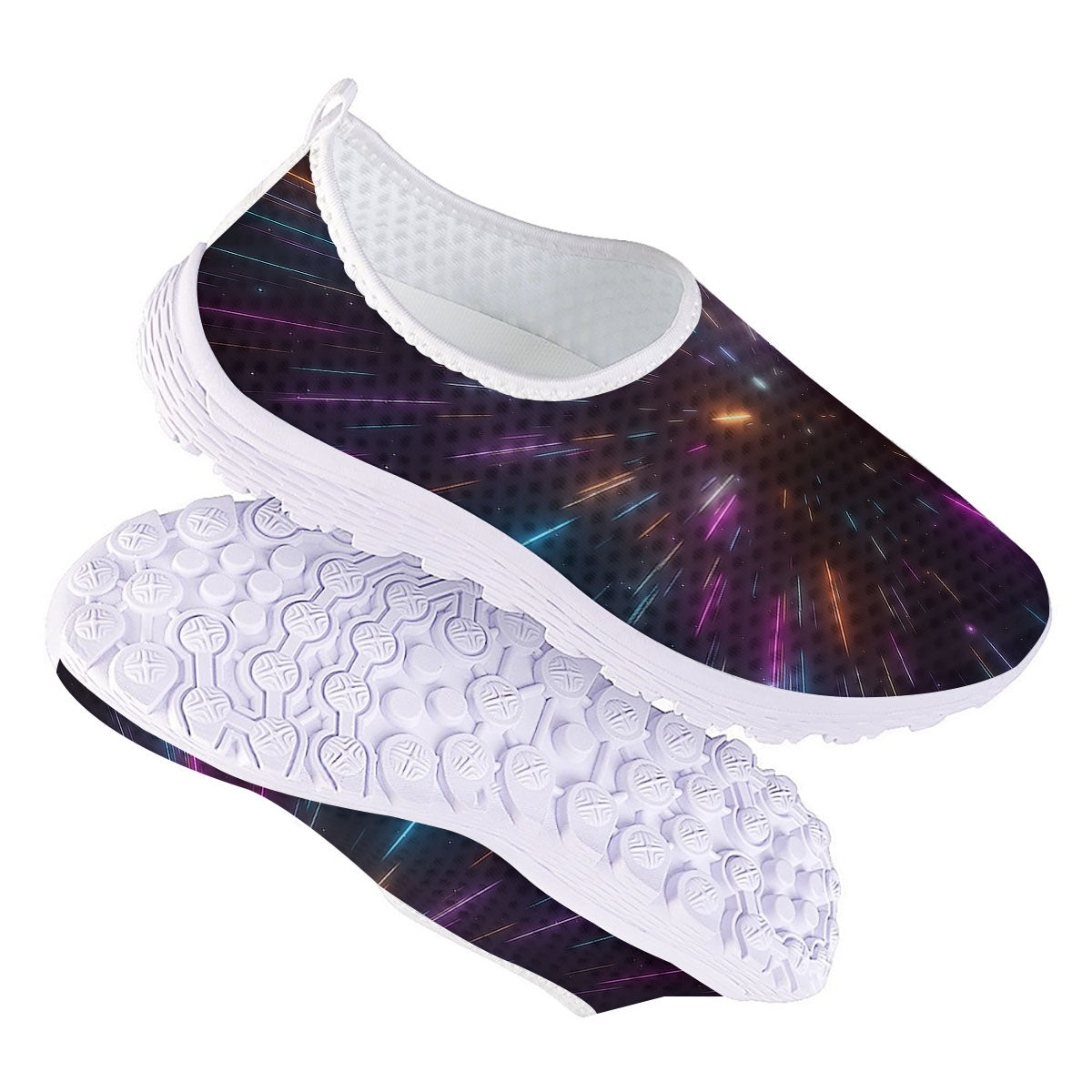 Lightspeed Hyperspace Print Nurse Shoes-grizzshop