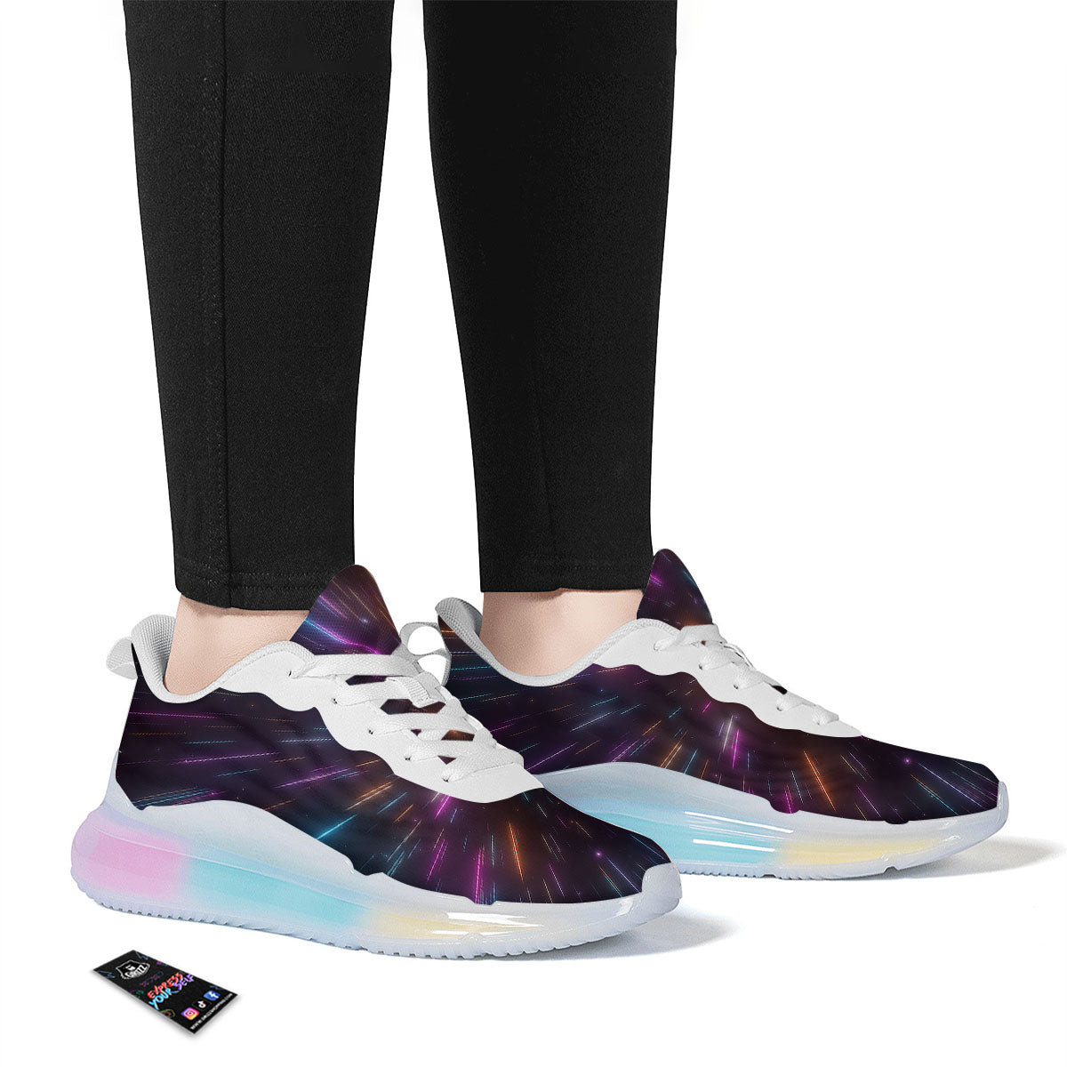 Lightspeed Hyperspace Print Running Sneakers-grizzshop