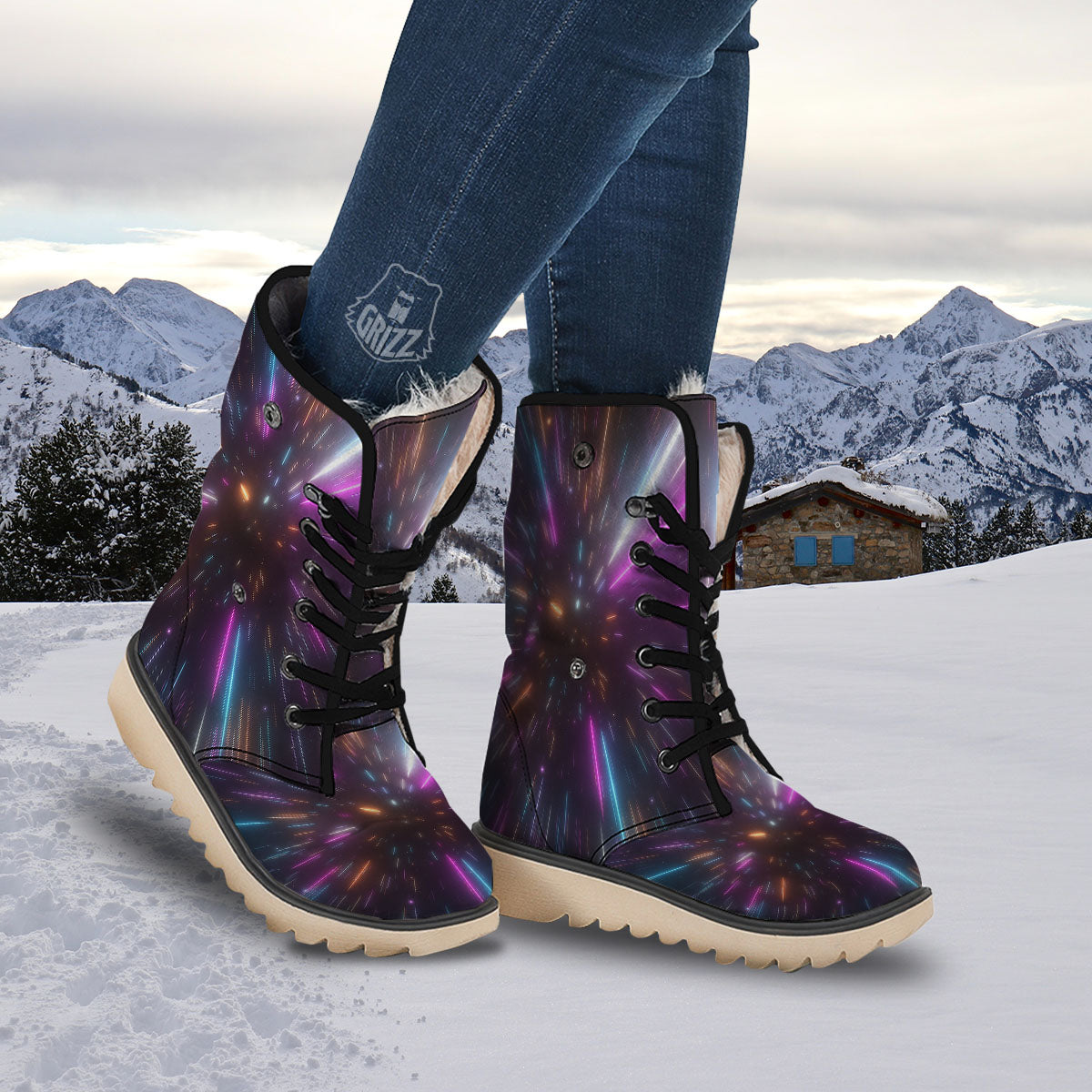Lightspeed Hyperspace Print Snow Boots-grizzshop