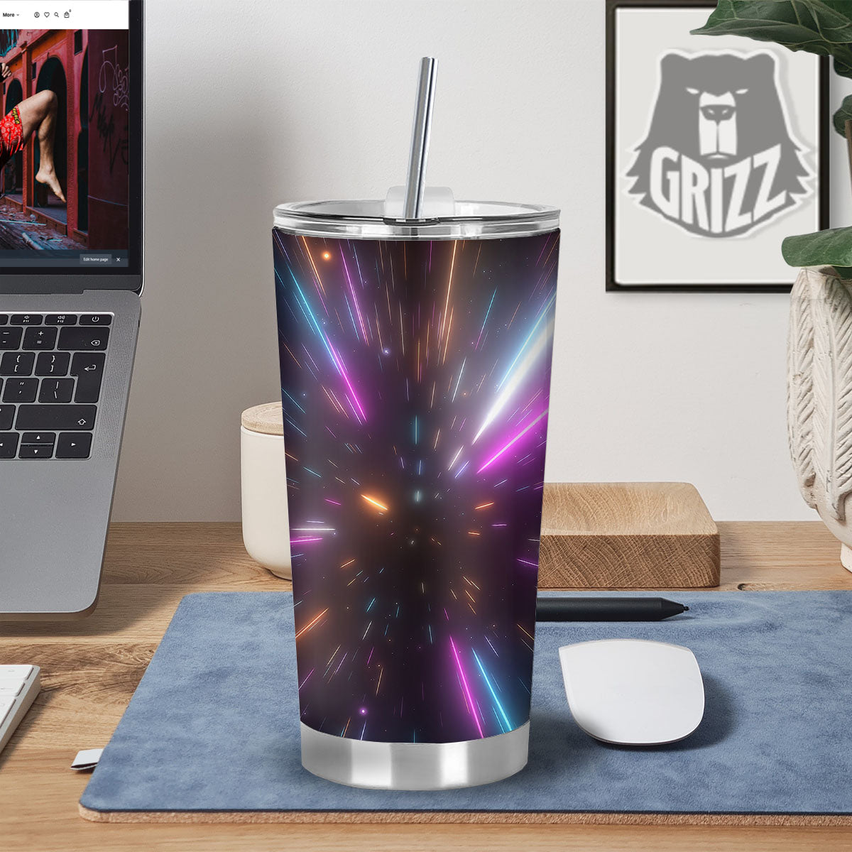 Lightspeed Hyperspace Print Tumbler-grizzshop