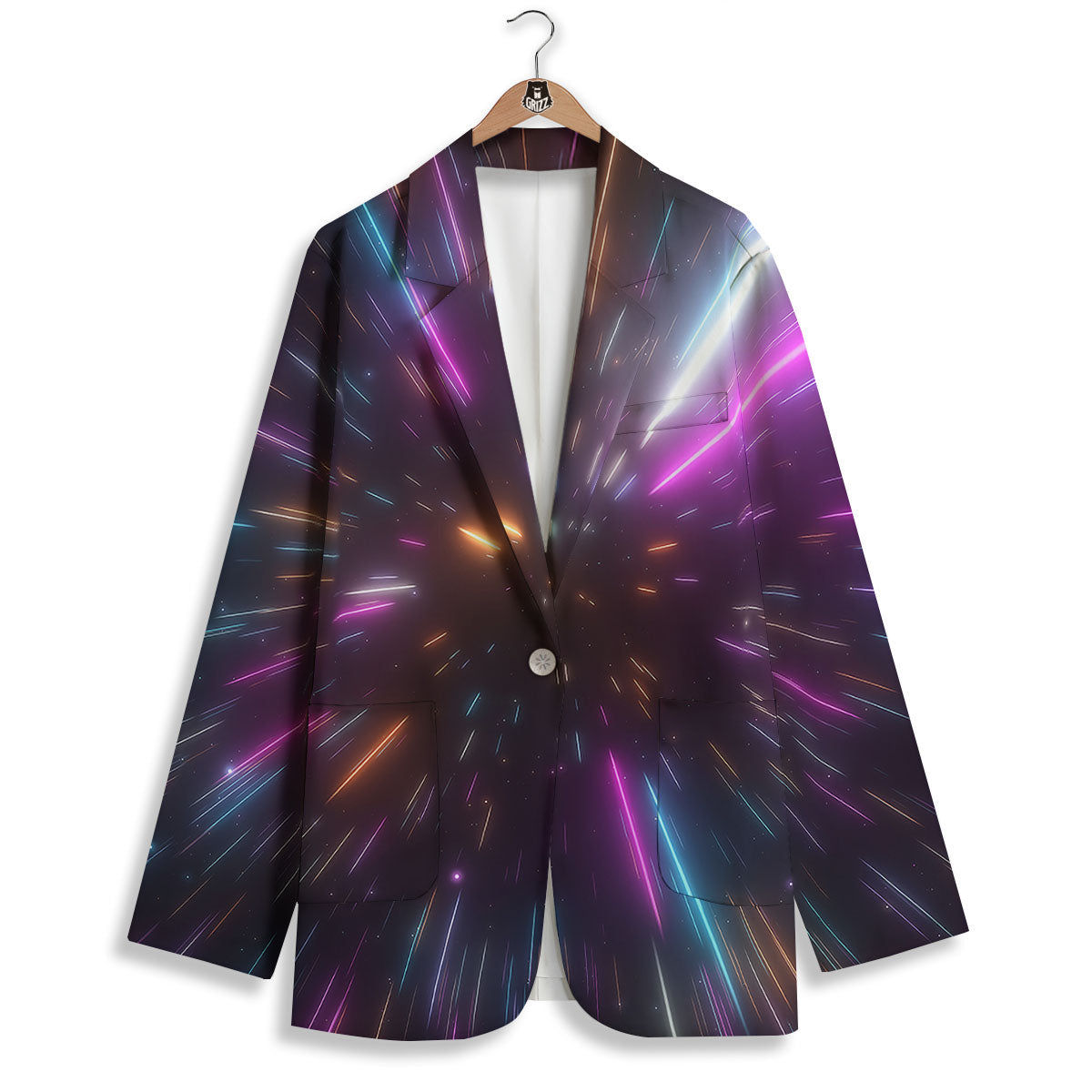 Lightspeed Hyperspace Print Women's Blazer-grizzshop