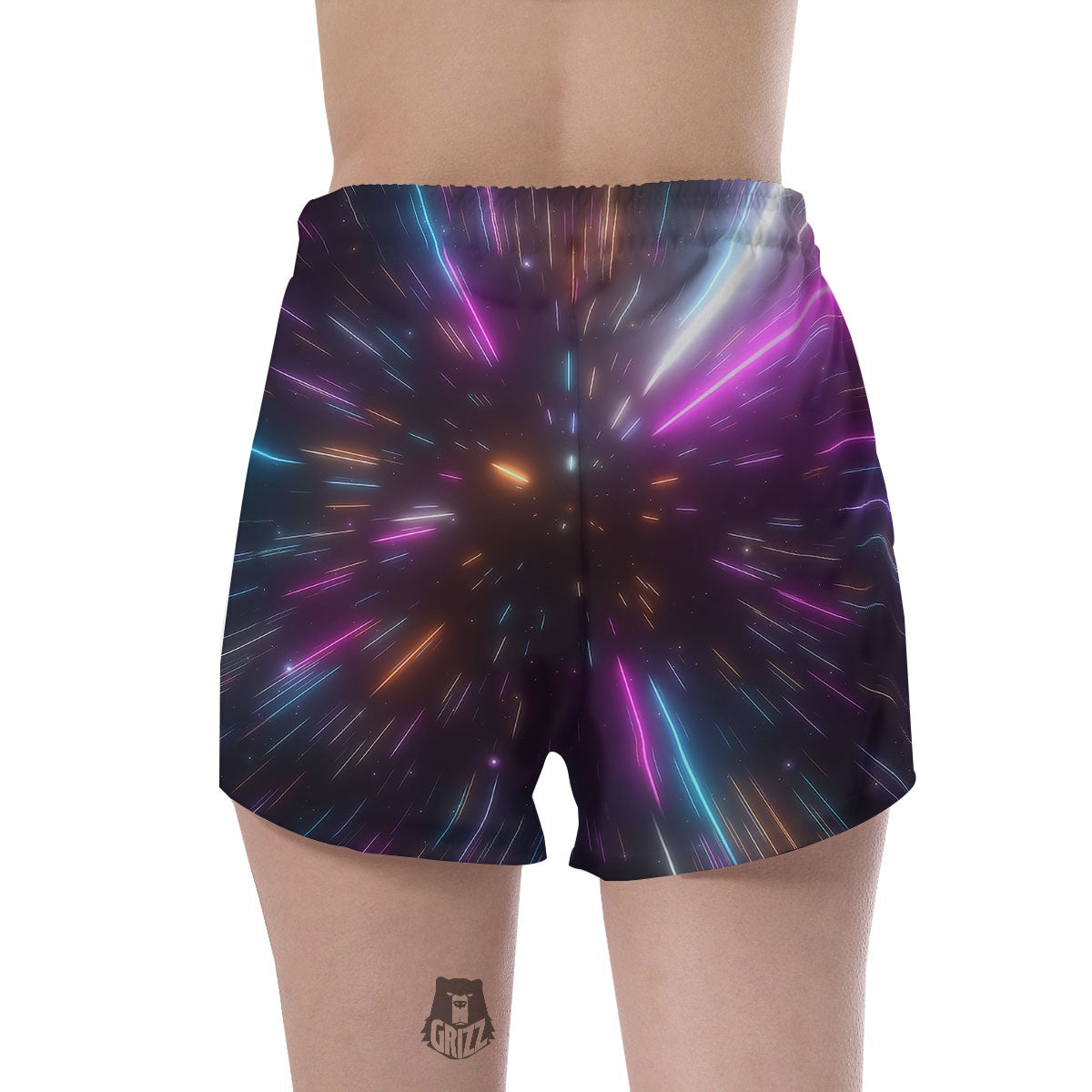 Lightspeed Hyperspace Print Women's Shorts-grizzshop