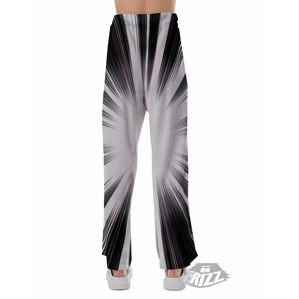 Lightspeed White And Black Print Pajama Pants-grizzshop