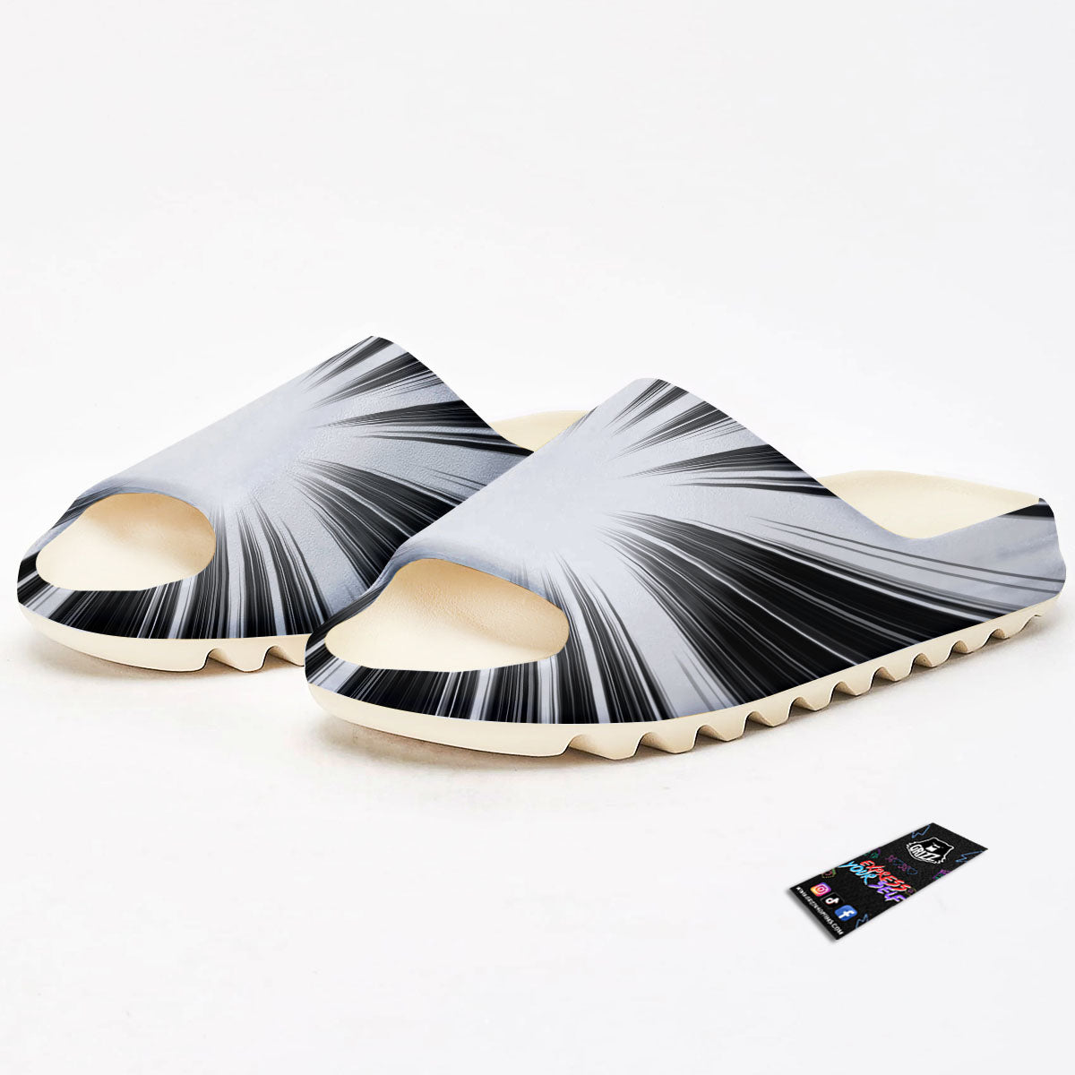 Mushroom Cartoon Print Pattern Sandals