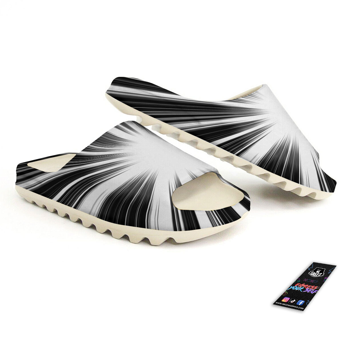 Mushroom Cartoon Print Pattern Sandals